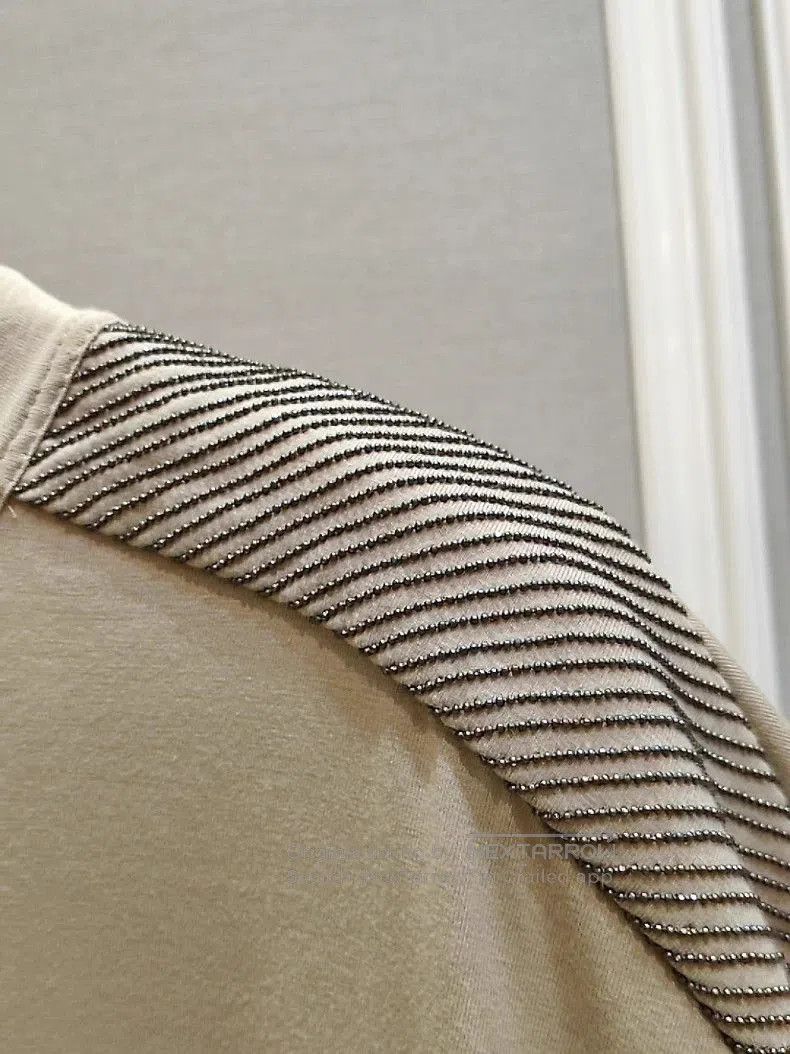 Brunello Cucinelli Brunello Cucinelli Beige Short-Sleeve T-shirt. Size US M / EU 48-50 / 2 - 2 Thumbnail