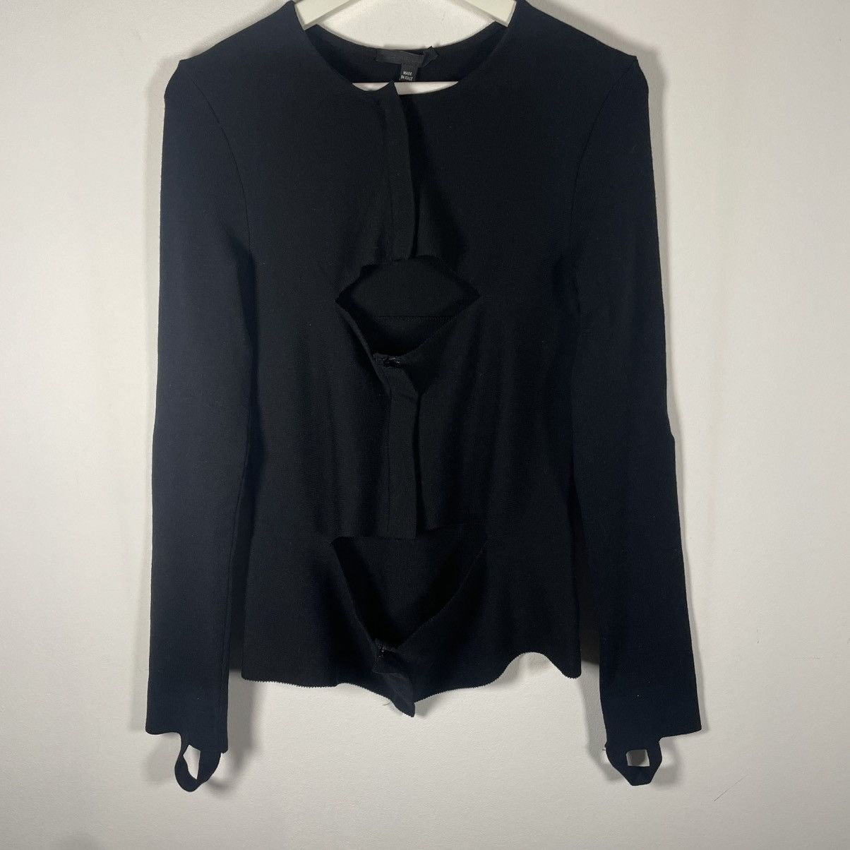 Helmut Lang Helmut Lang S/S 03 cut-out bondage top Size L / US 10 / IT 46 - 3 Thumbnail