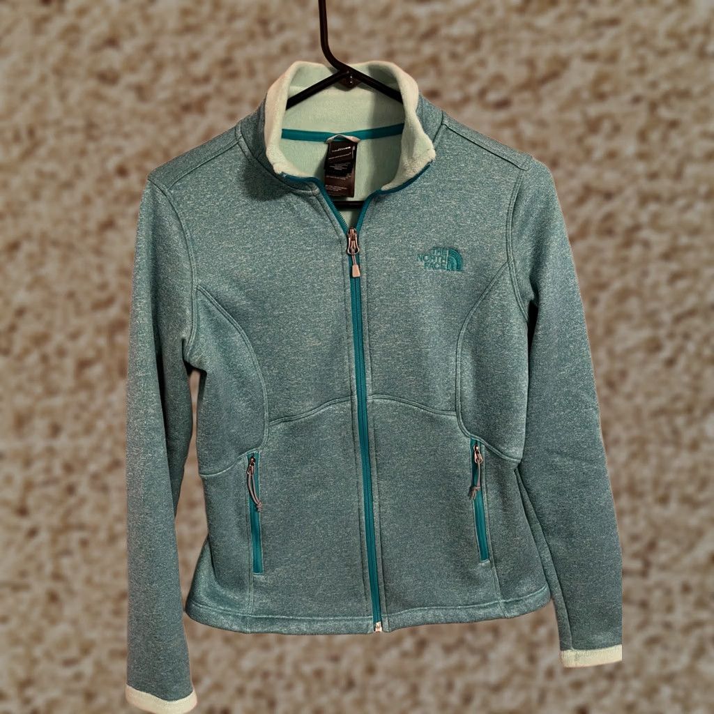 The North Face The North Face Women's Agave Jacket Full Zip Green Softshell Ladies Small Size S / US 4 / IT 40 - 1 Thumbnail