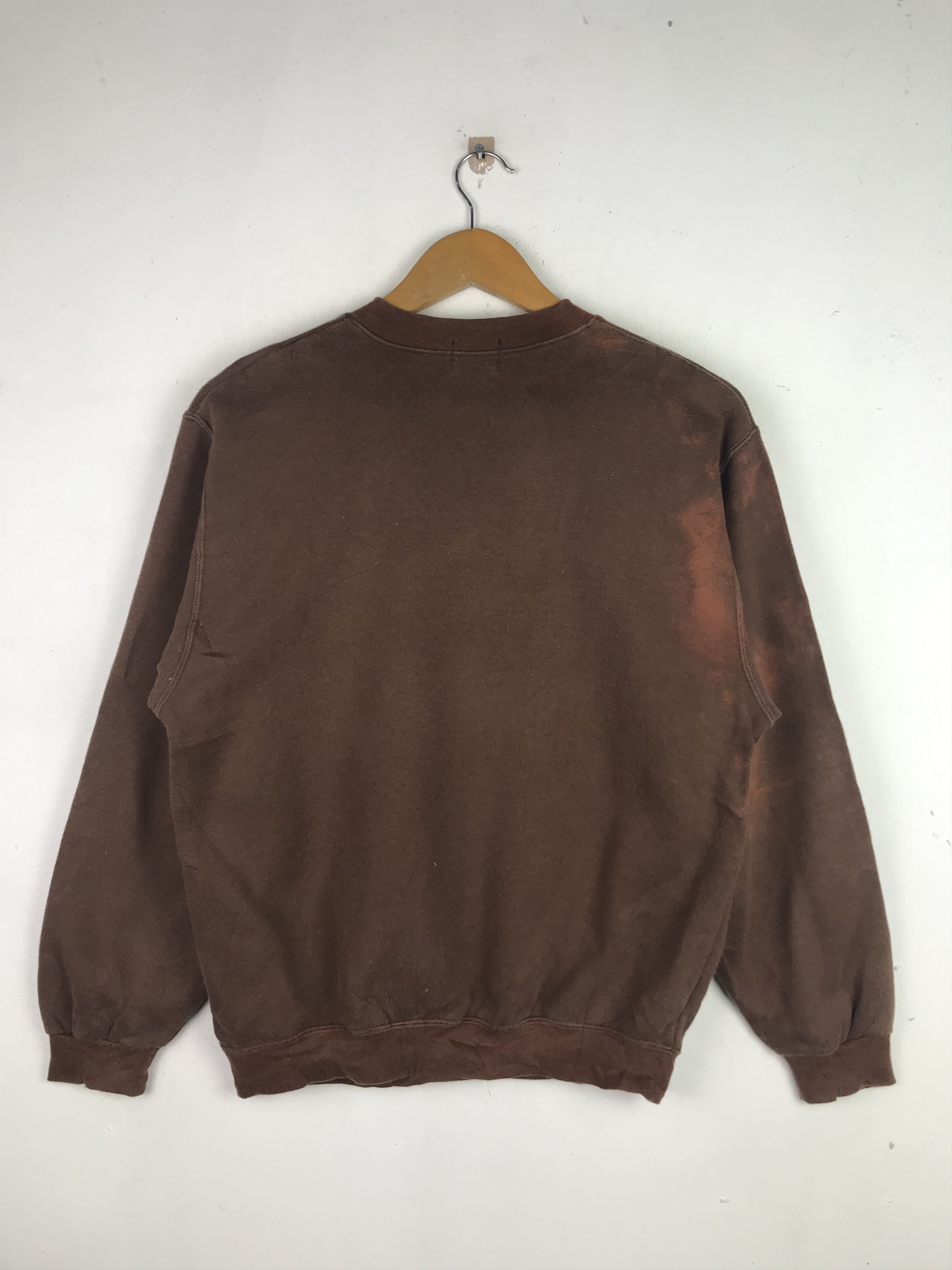 Vintage Vintage 90's World Travelling Maps Sweatshirt Size US M / EU 48-50 / 2 - 2 Thumbnail