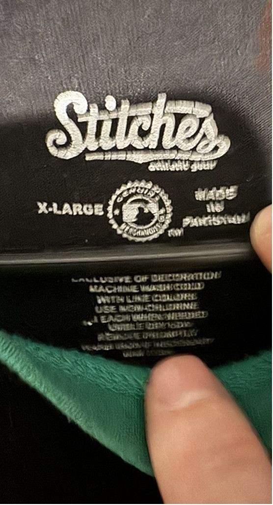 Taylor Stitch St. Louis Cardinals St. Pats Stitches T-Shirt Size XL Black Size US XL / EU 56 / 4 - 5 Thumbnail
