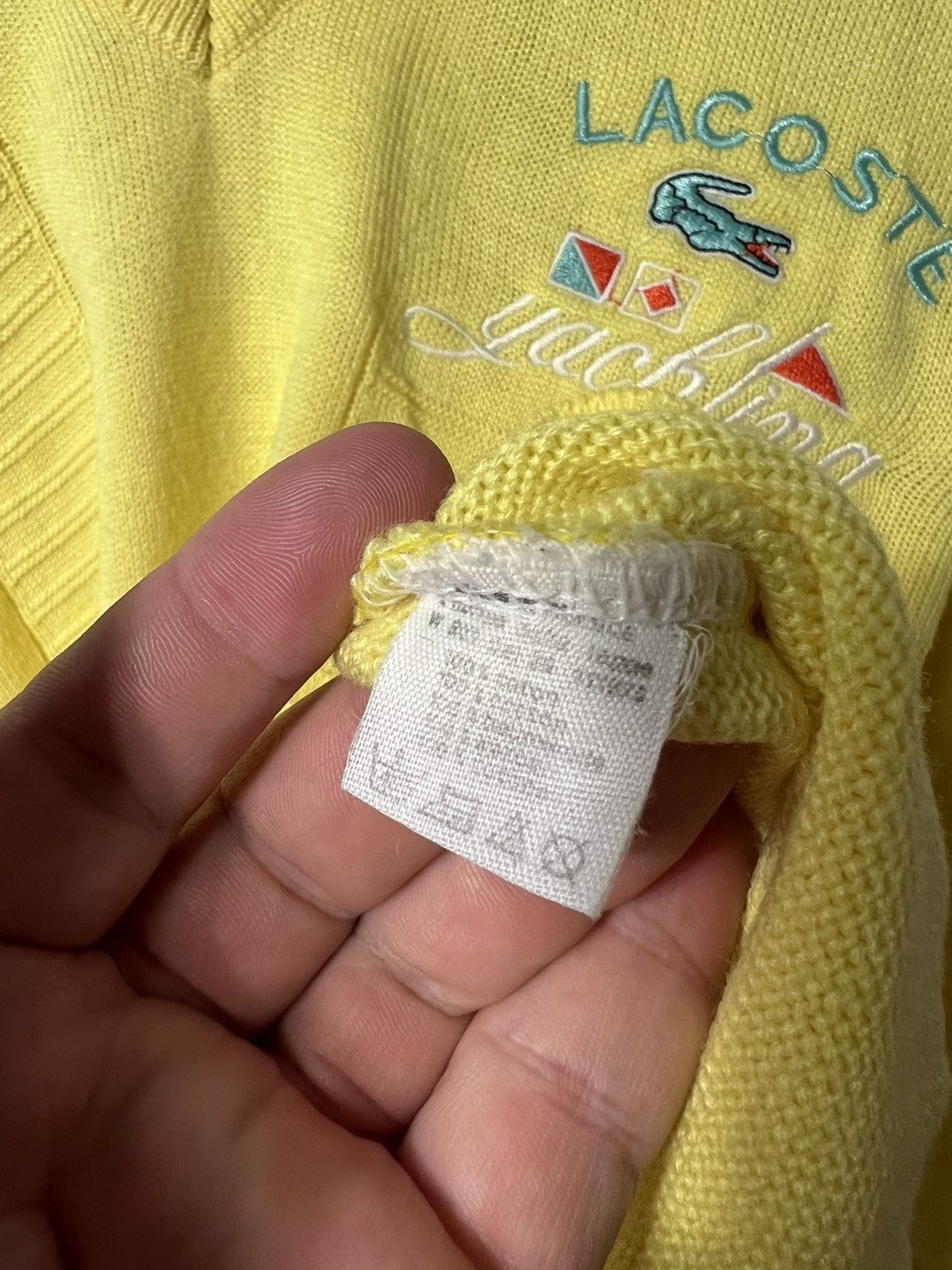 Lacoste Vintage Lacoste Chemise Yachting Sweater Jumper Sweater Size US M / EU 48-50 / 2 - 7 Thumbnail