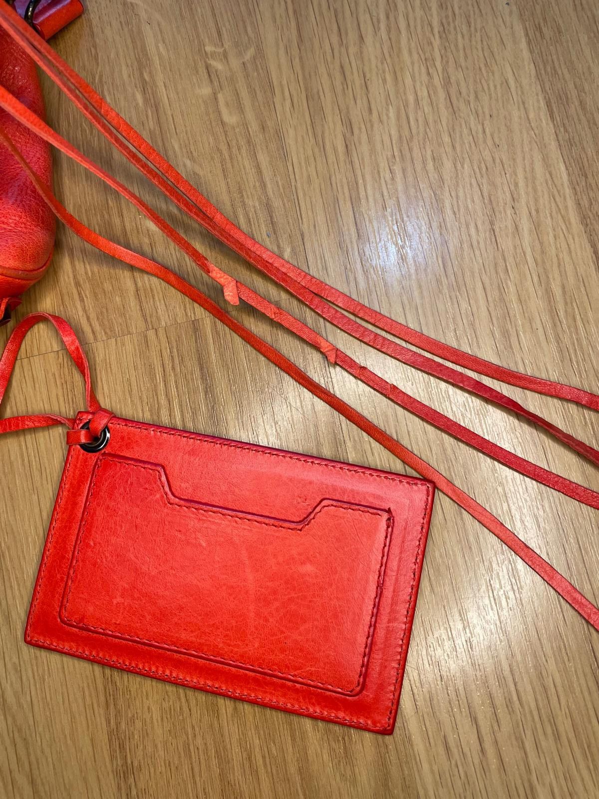 Balenciaga Authentic BALENCIAGA Leather The Twiggy Bag HandBag Size ONE SIZE - 8 Thumbnail