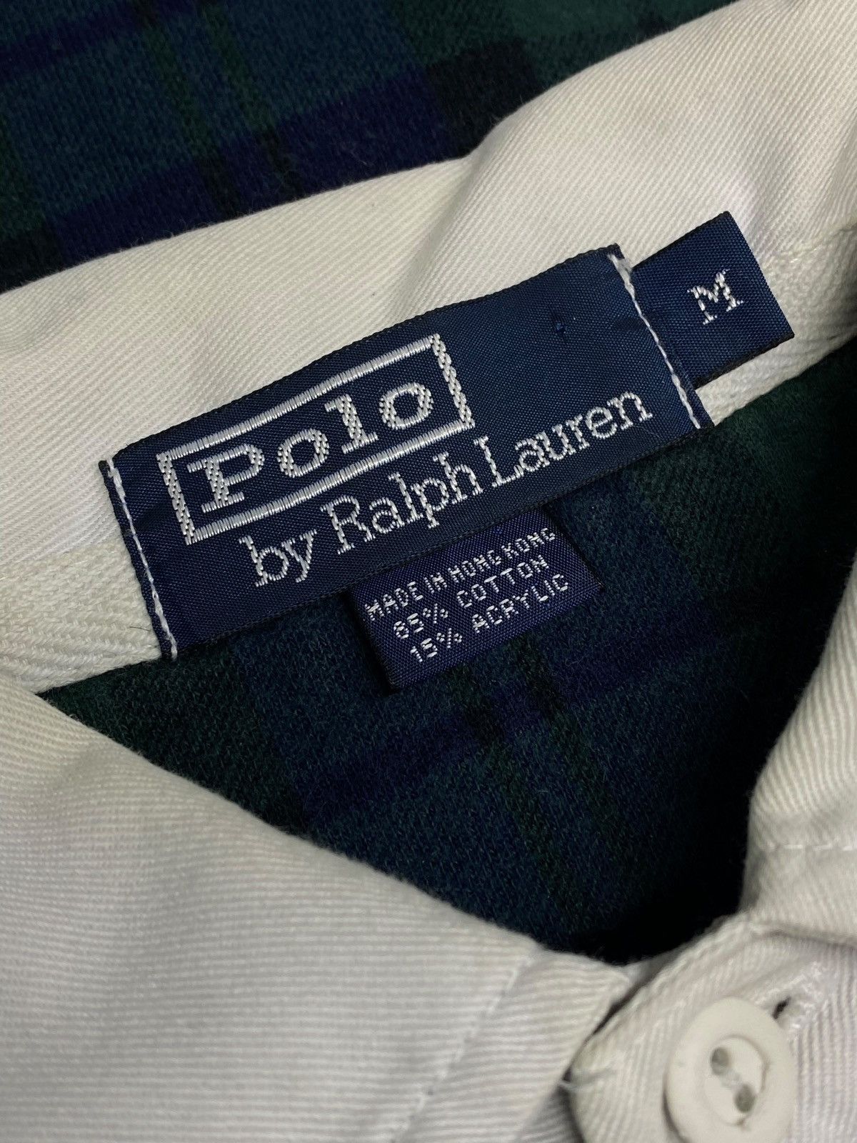 Polo Ralph Lauren 🔥 RALPH LAUREN TARTAN RUGBY POLO Y2K VINTAGE PREPPY VIBES Size US M / EU 48-50 / 2 - 14 Thumbnail