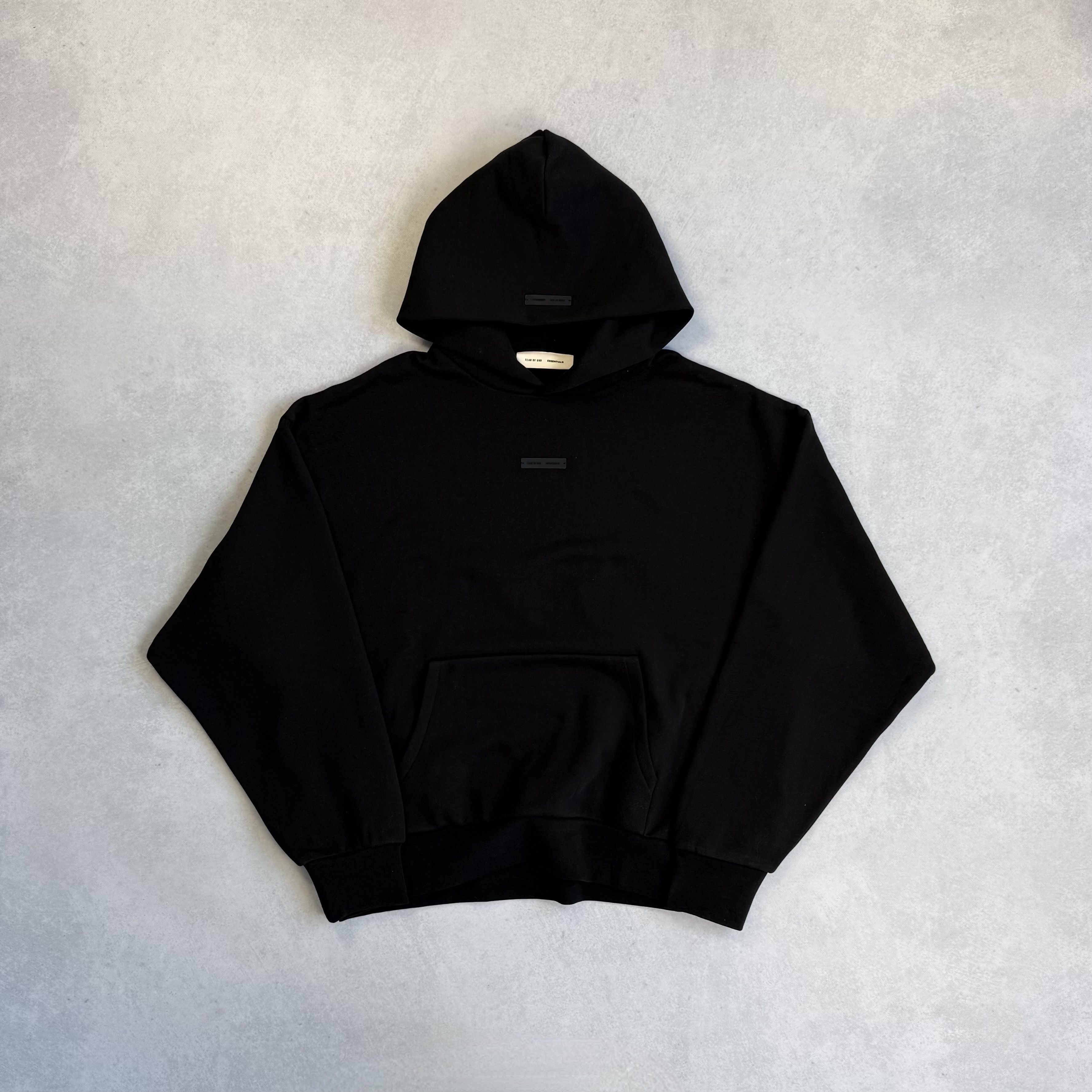 Fear of God FEAR OF GOD ESSENTIALS CLASSIC PULLOVER HOODIE BLACK L NWT Size US L / EU 52-54 / 3 - 2 Thumbnail