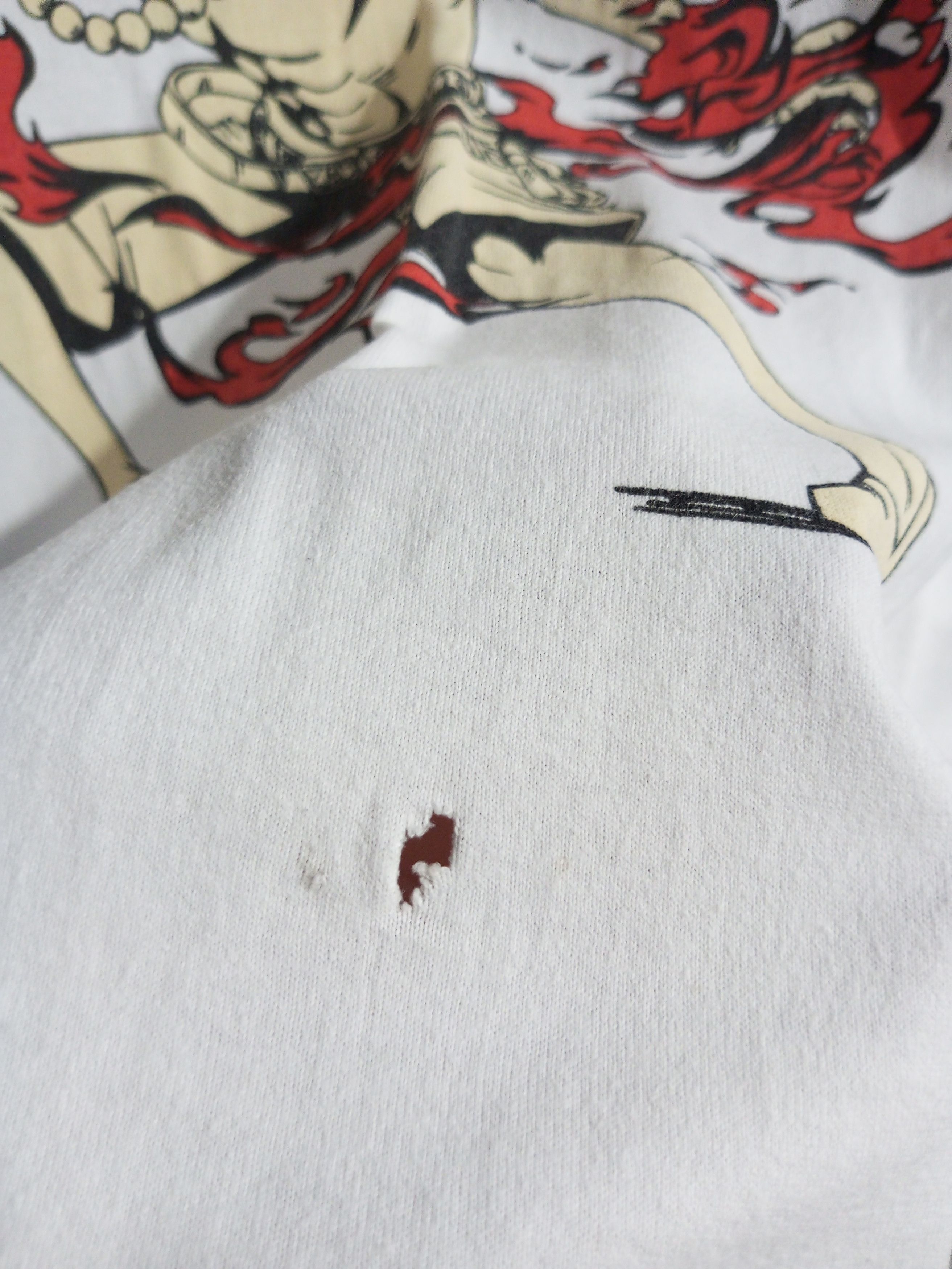 Hysteric Glamour Vintage one Piece ace flame Spellout long sleeve tee Size US M / EU 48-50 / 2 - 8 Thumbnail