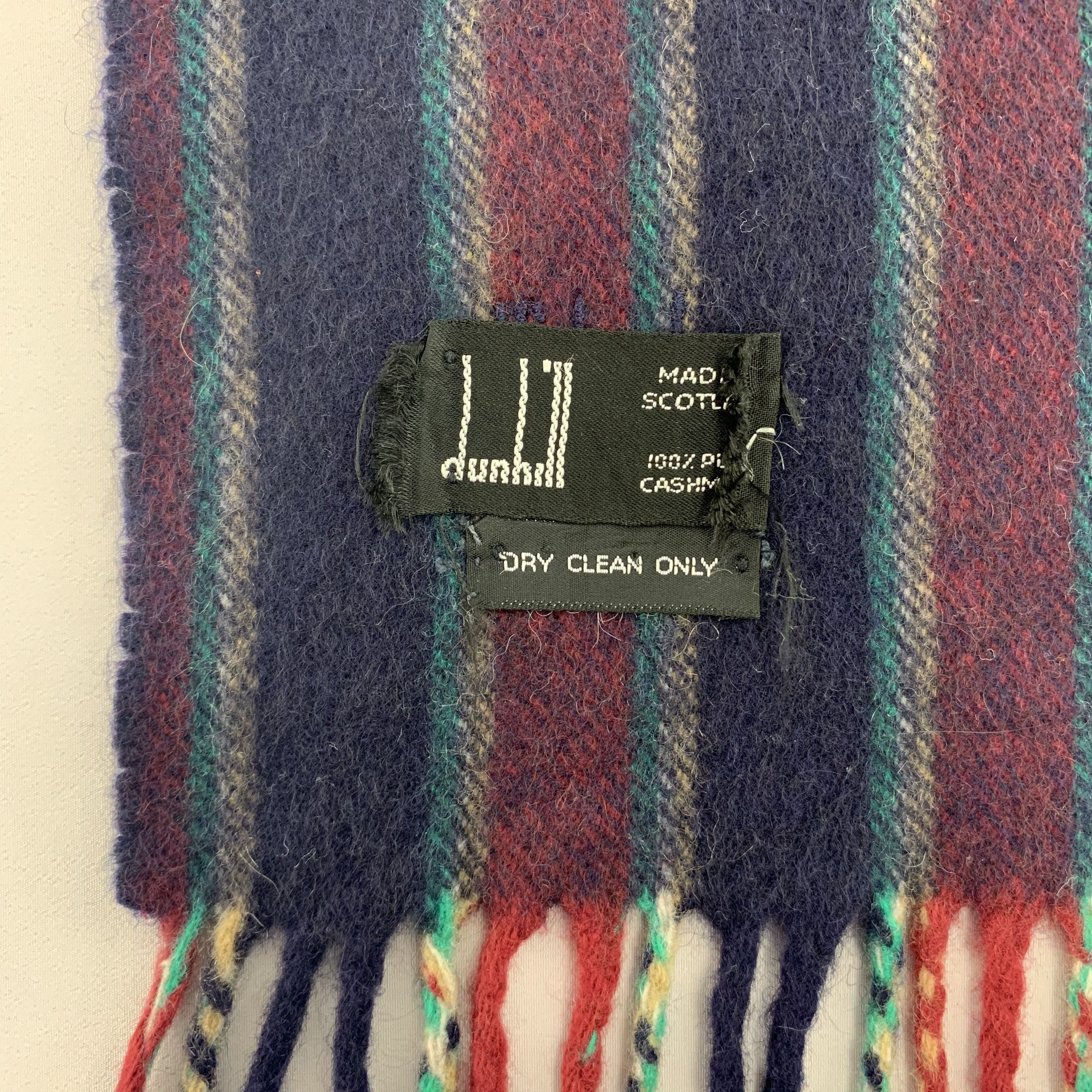 Alfred Dunhill Dunhill Scarf Cashmere Muffler Neck Wrap BL4354 Size ONE SIZE - 5 Thumbnail