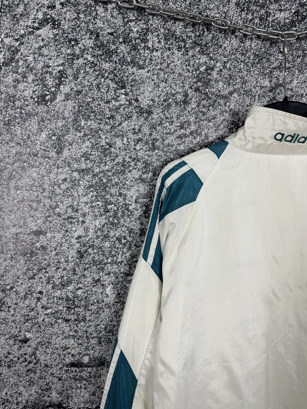 Adidas Men’s Adidas Vintage 90s Nylon Track Jacket Retro Y2K Size M Size US M / EU 48-50 / 2 - 11 Thumbnail