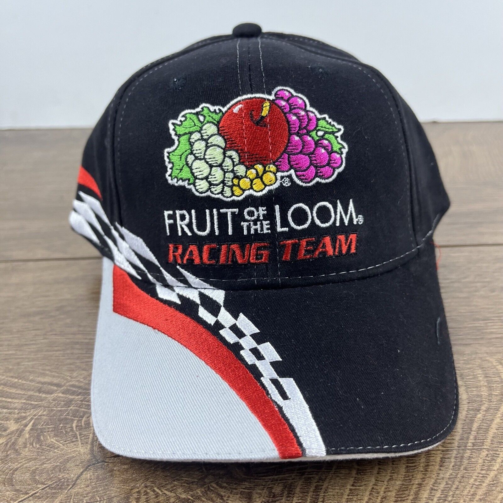 Other Fruit of the Loom Racing 55 Black Cap Hat Adjustable Hat Bla Size ONE SIZE - 1 Thumbnail