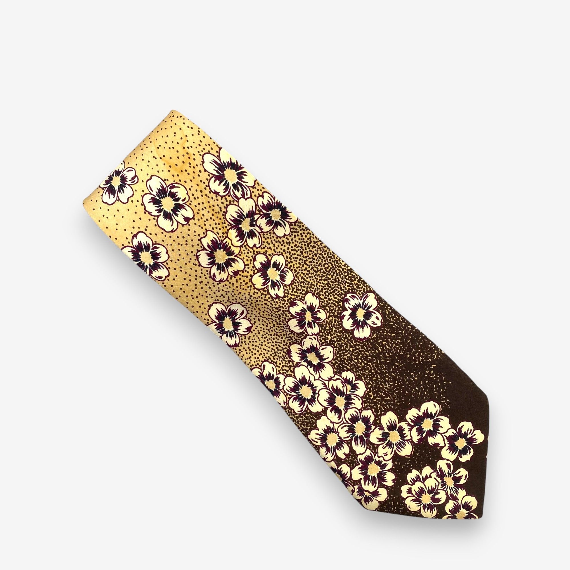 Hanae Mori Vintage Hanae Mori SILK Necktie Cravate Pure Silk Neck Tie Size ONE SIZE - 2 Thumbnail