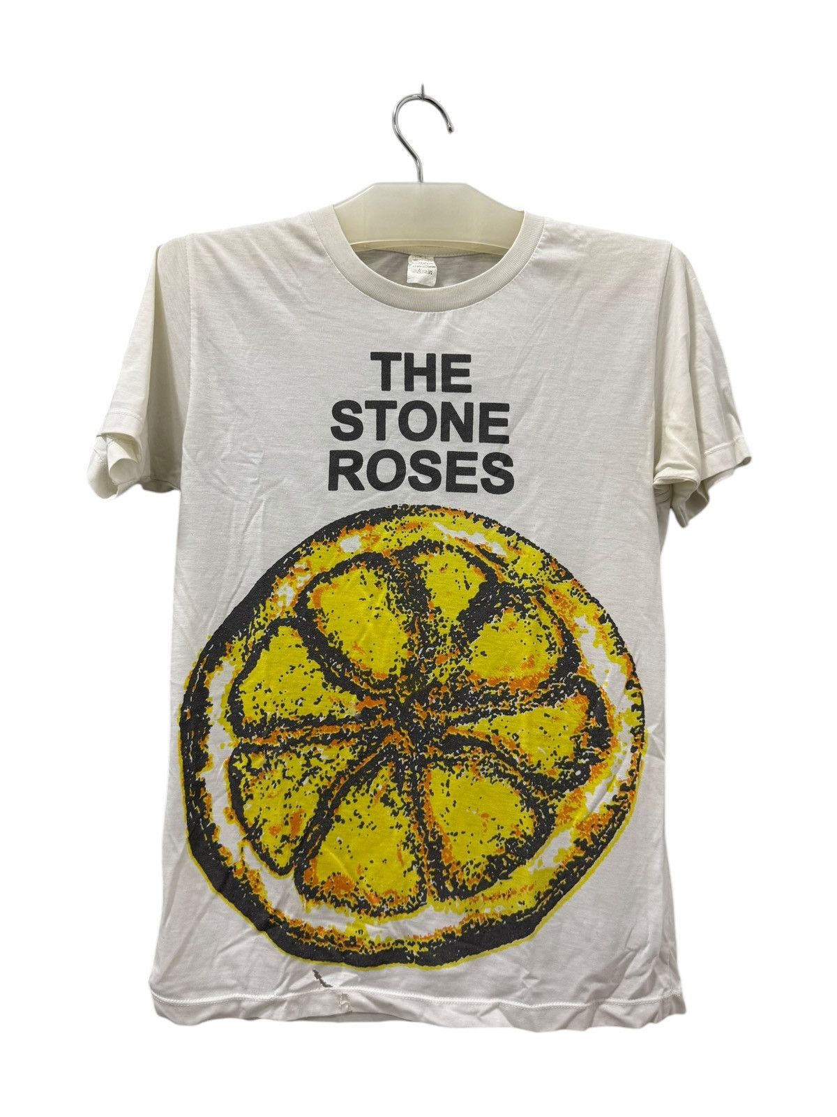 Band Tees × Vintage VINTAGE THE STONE ROSES LEMON ICONIC BAND SIGNATURE SYMBOL T Size US XXS / EU 40 - 1 Thumbnail