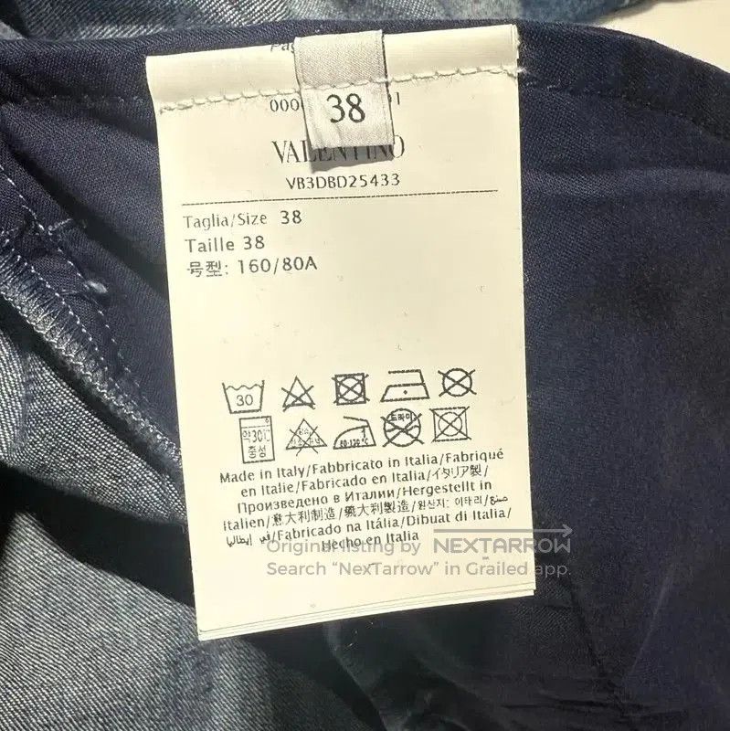 Valentino Valentino Blue Denim Dress for Women . Size L / US 10 / IT 46 - 6 Thumbnail