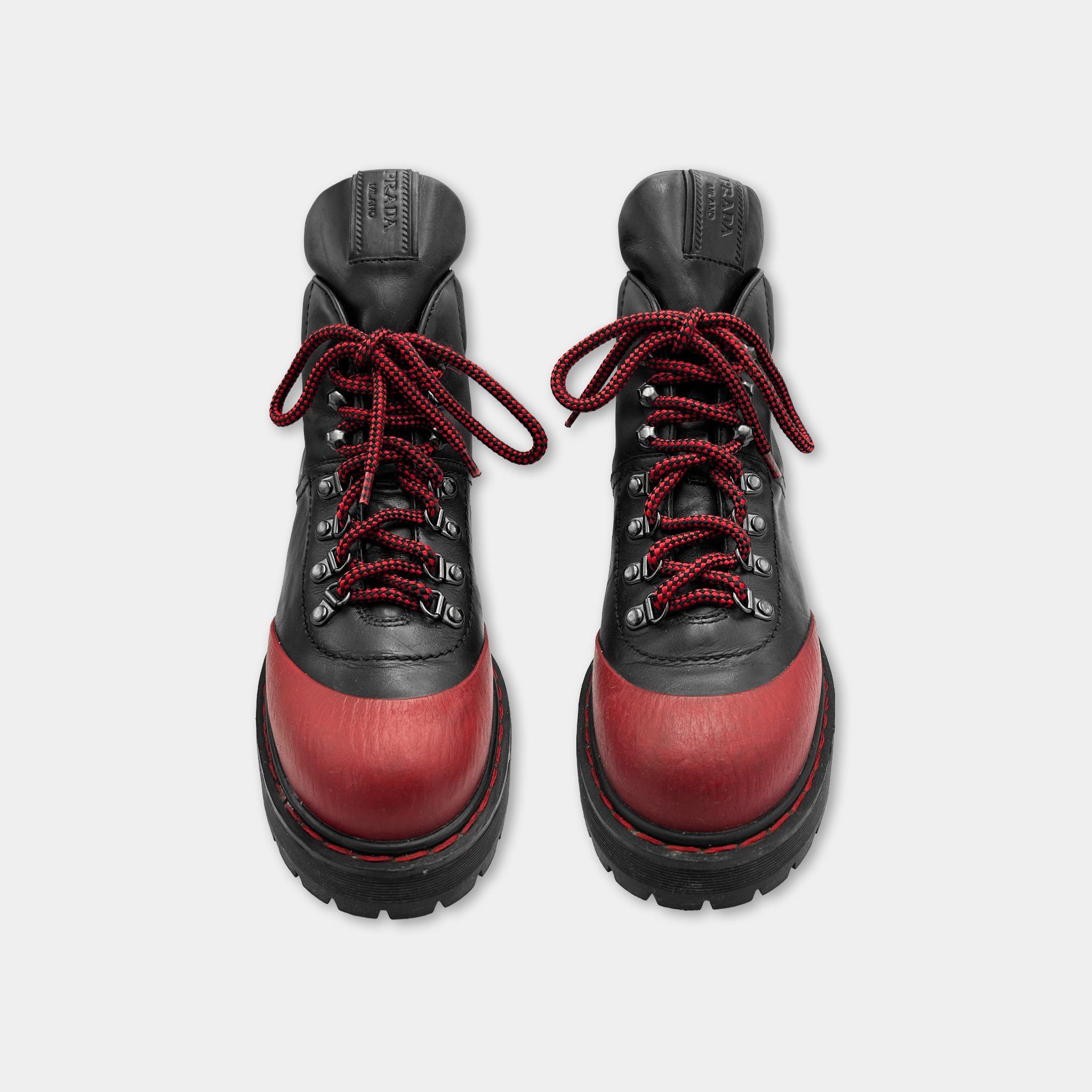 Prada Prada 00's Two-Tone Hiking Boots Size US 8.5 / EU 41-42 - 2 Thumbnail