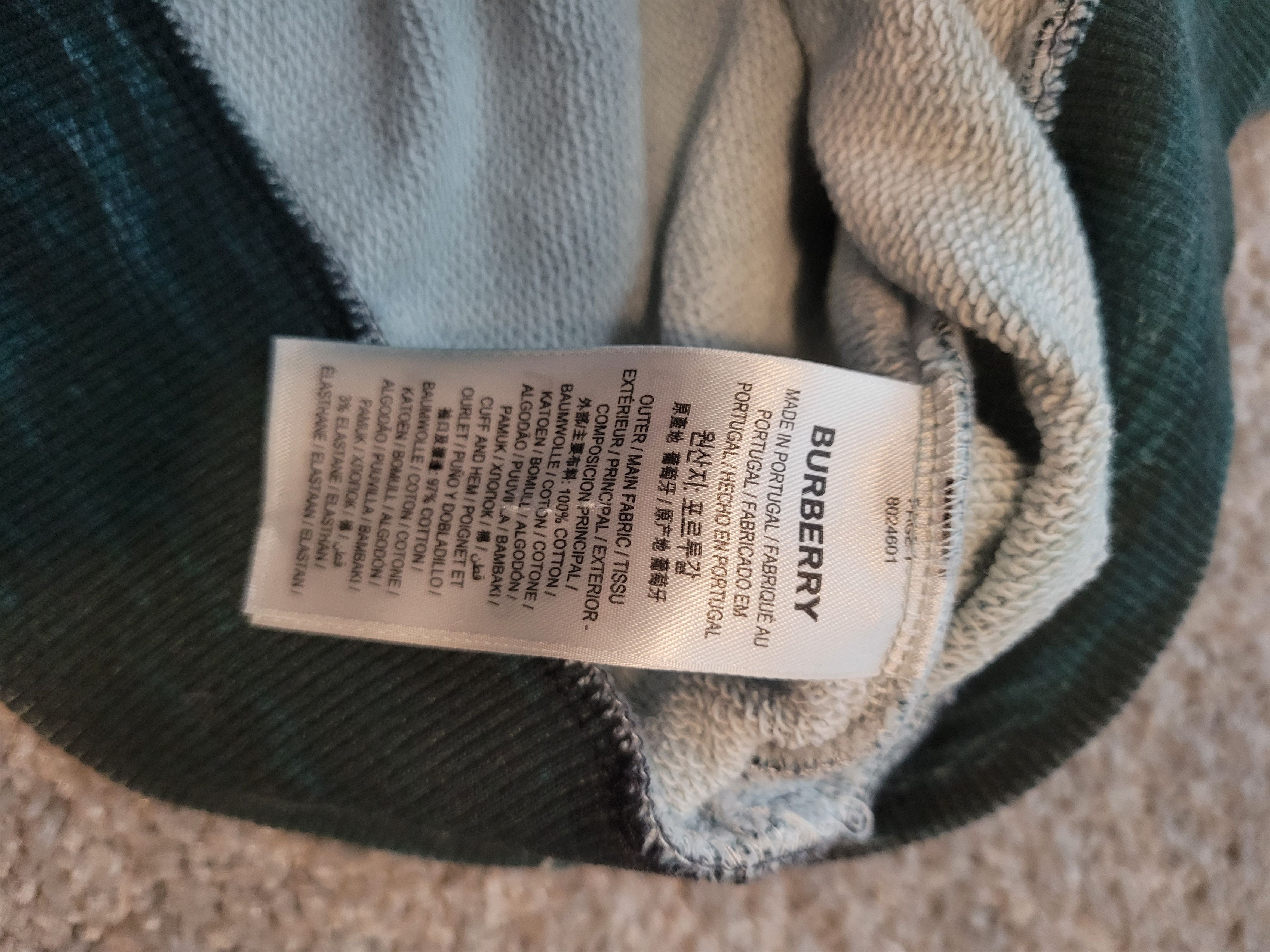 Burberry Burberry Sea Print Hoodie Size XL Size US XL / EU 56 / 4 - 7 Thumbnail