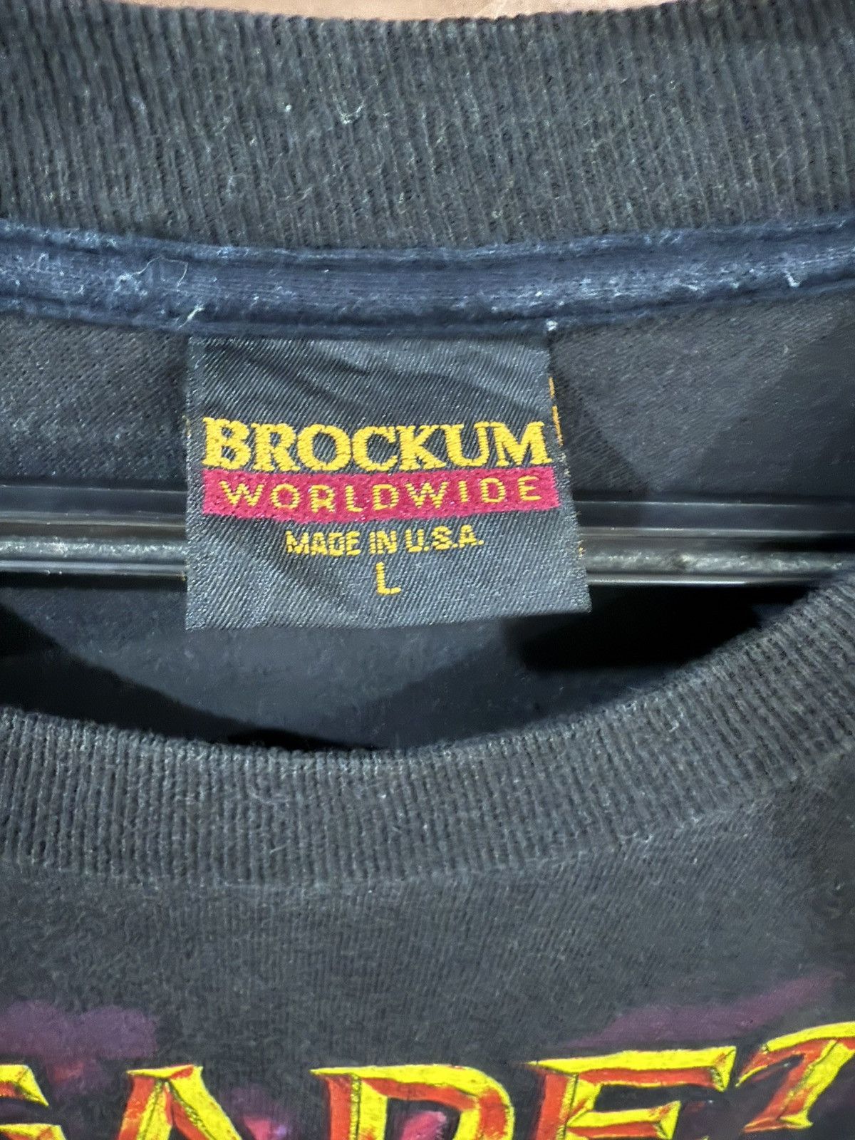 Band Tees × Brockum × Vintage RARE💥Vintage 1991 Megadeth Vic Hell Demons Brockum Tshirt Size US L / EU 52-54 / 3 - 6 Thumbnail
