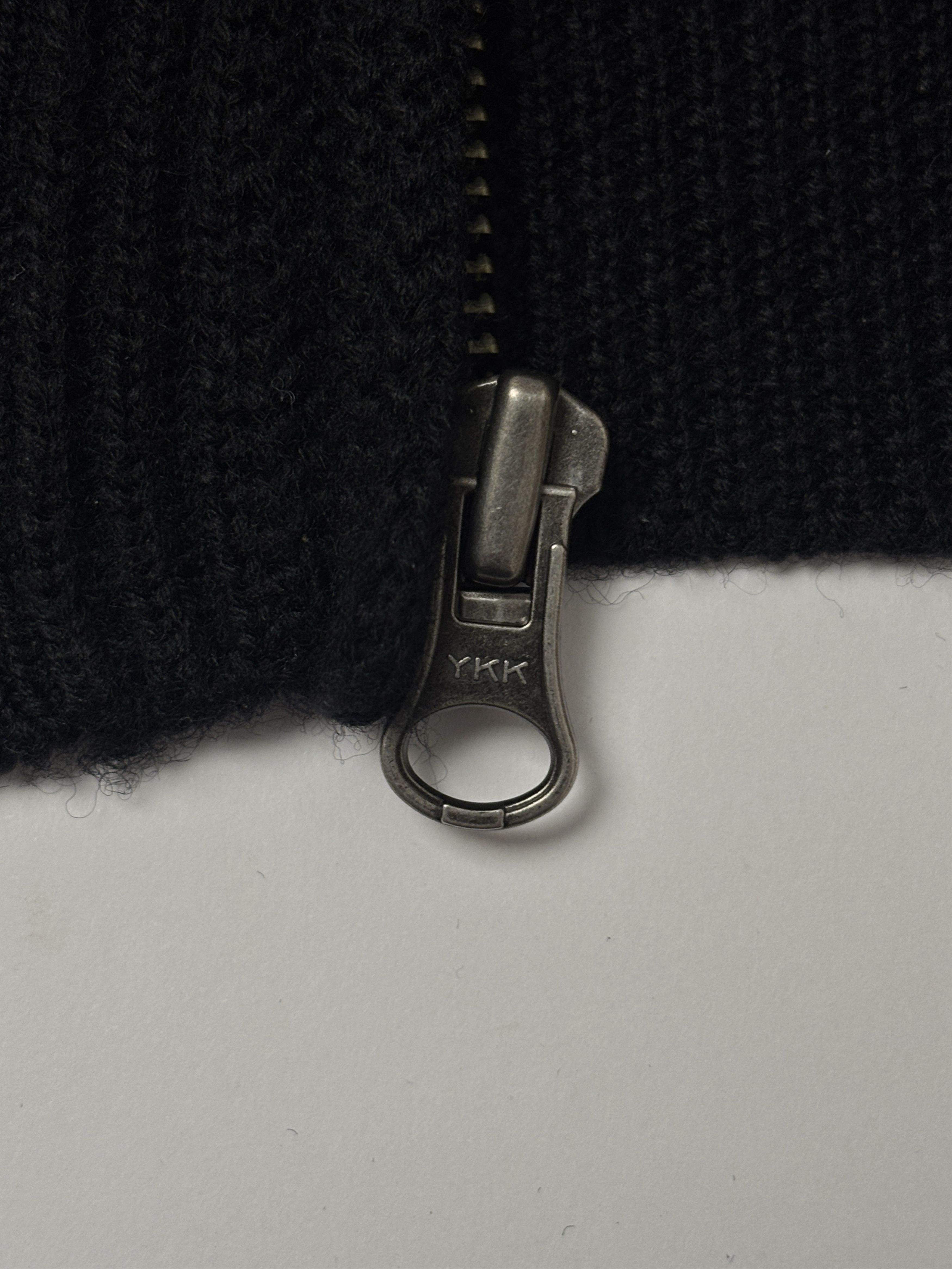 RRL Ralph Lauren RRL Vintage Wool Zip Cardigan Black Red Stripe XL Size US XL / EU 56 / 4 - 7 Thumbnail