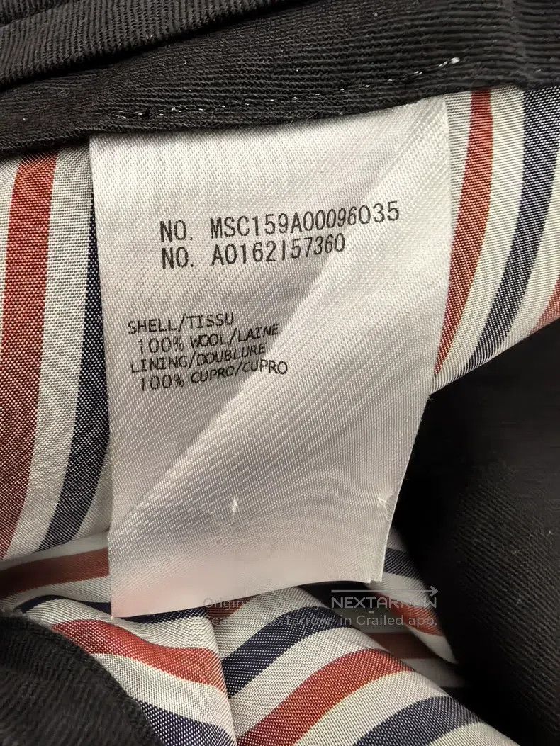 Thom Browne Thom Browne size 2 Gray woolen trousers Size US 39 - 5 Thumbnail