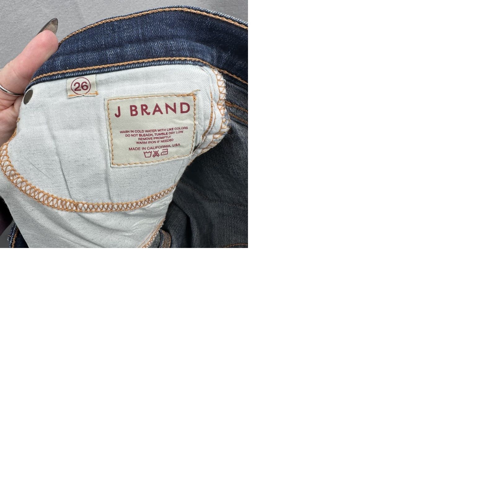 J Brand J Brand Jeans Women's 26 Low Rise Pencil Leg Stretch Mid Rise Skinny Denim y2k Jeans Size 26" / US 2 / IT 38 - 9 Thumbnail