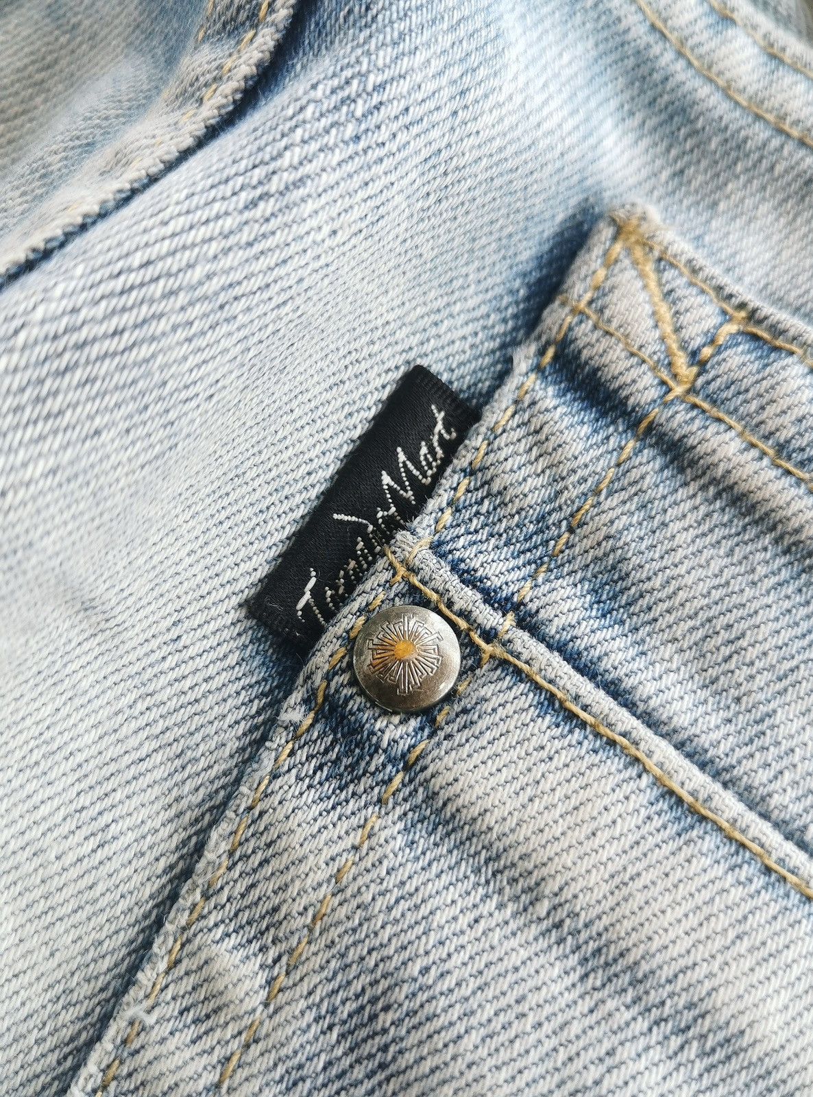 Tornado Mart Tornado Mart Distressed 3/4 Denim Jeans Size US 30 / EU 46 - 8 Thumbnail