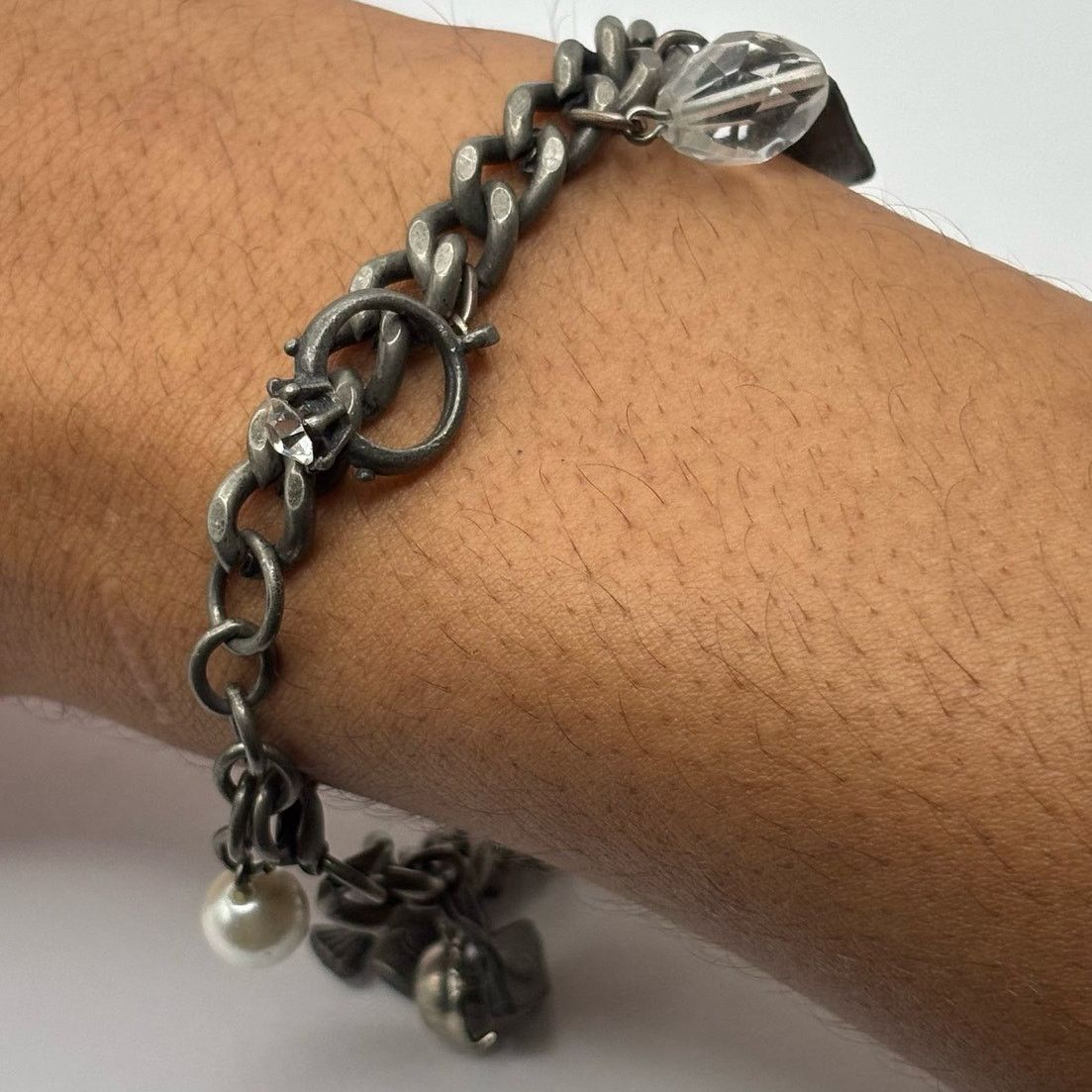 Bebe Silver Pearl Bebe Bracelet Size ONE SIZE - 6 Thumbnail