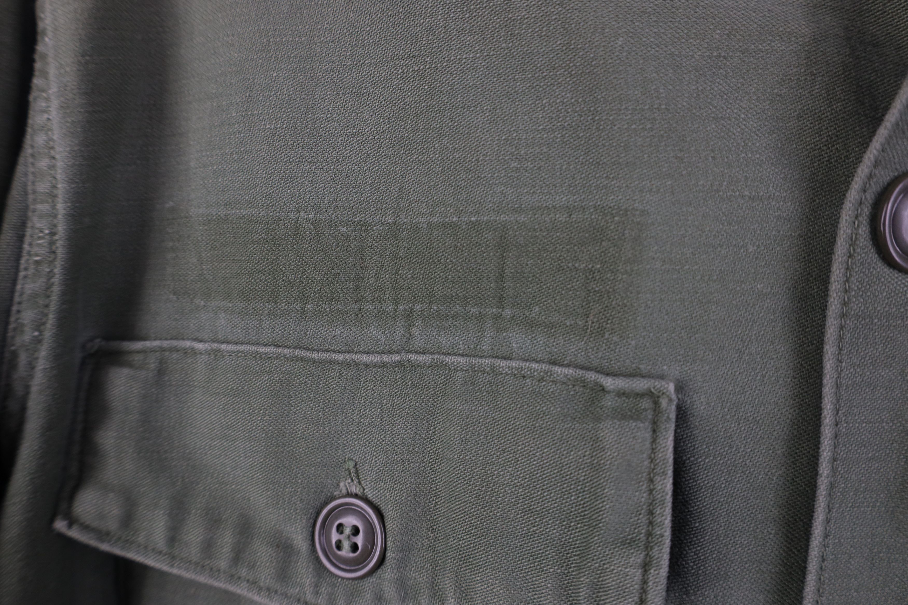 Vintage Vintage 60s 70s Vietnam War USGI Field Army Button Shirt USA Size US M / EU 48-50 / 2 - 5 Thumbnail