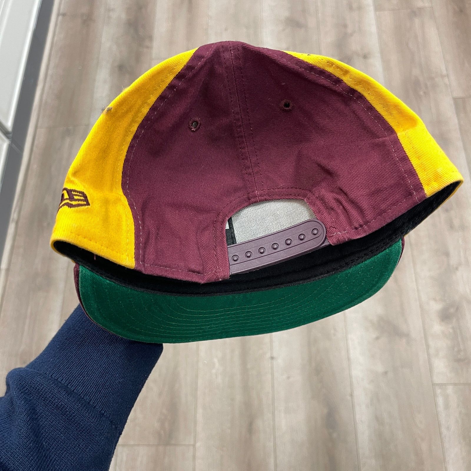 New Era Arizona State Sun Devils Color Block Snapback Hat Cap Size ONE SIZE - 4 Thumbnail