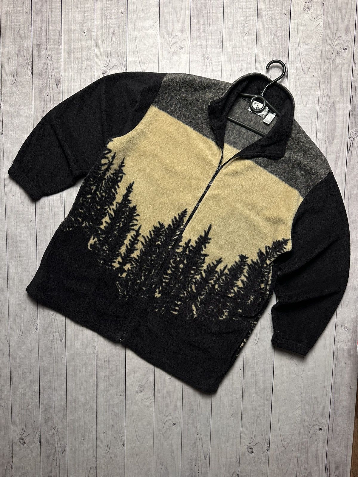 Vintage Vintage wolf fleece jacket size S logo forest Size US S / EU 44-46 / 1 - 3 Thumbnail