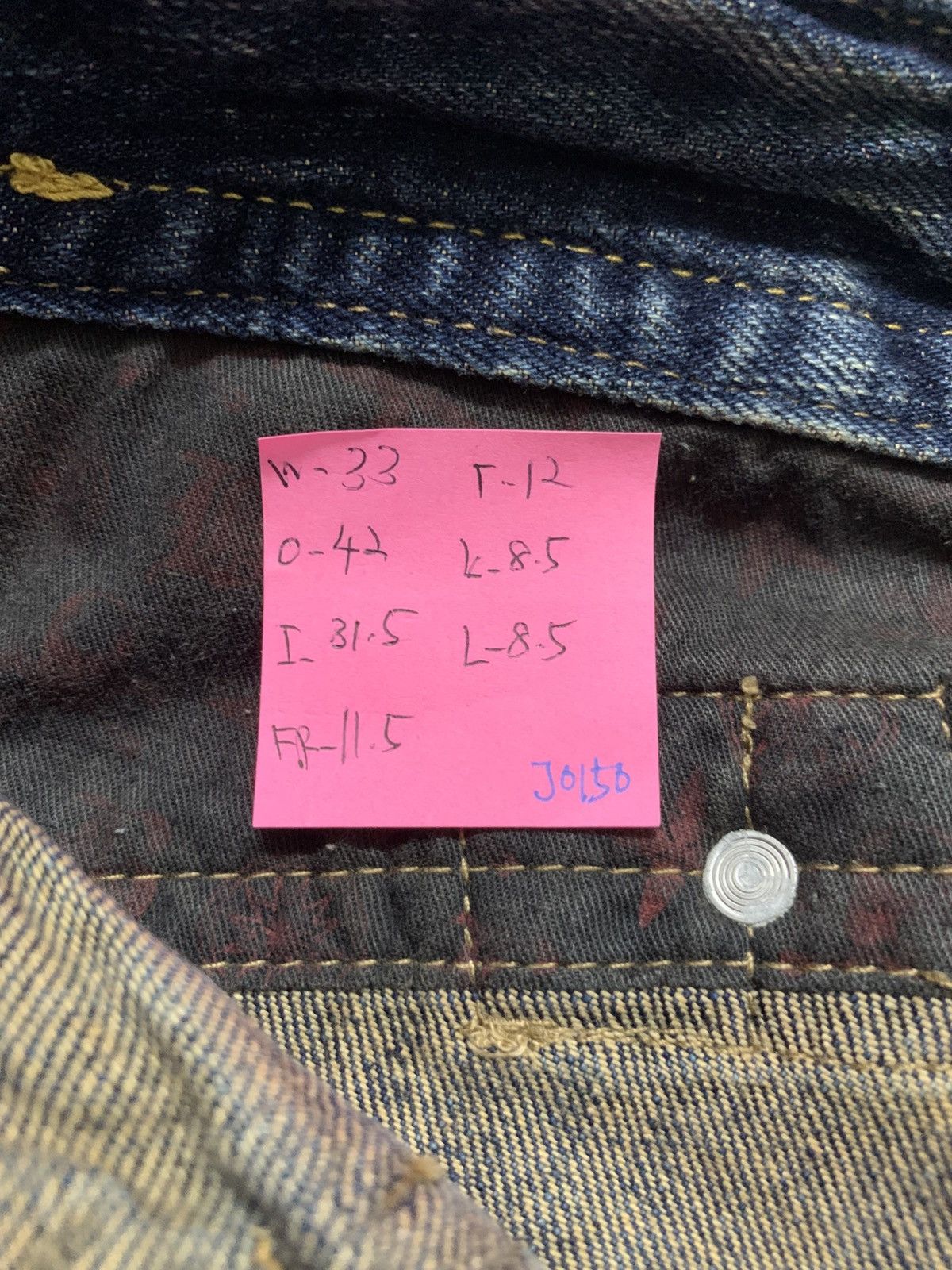 If Six Was Nine Blow by Blue Archive Y2K Faded Flare Straight Leg Jeans Size US 33 - 19 Thumbnail