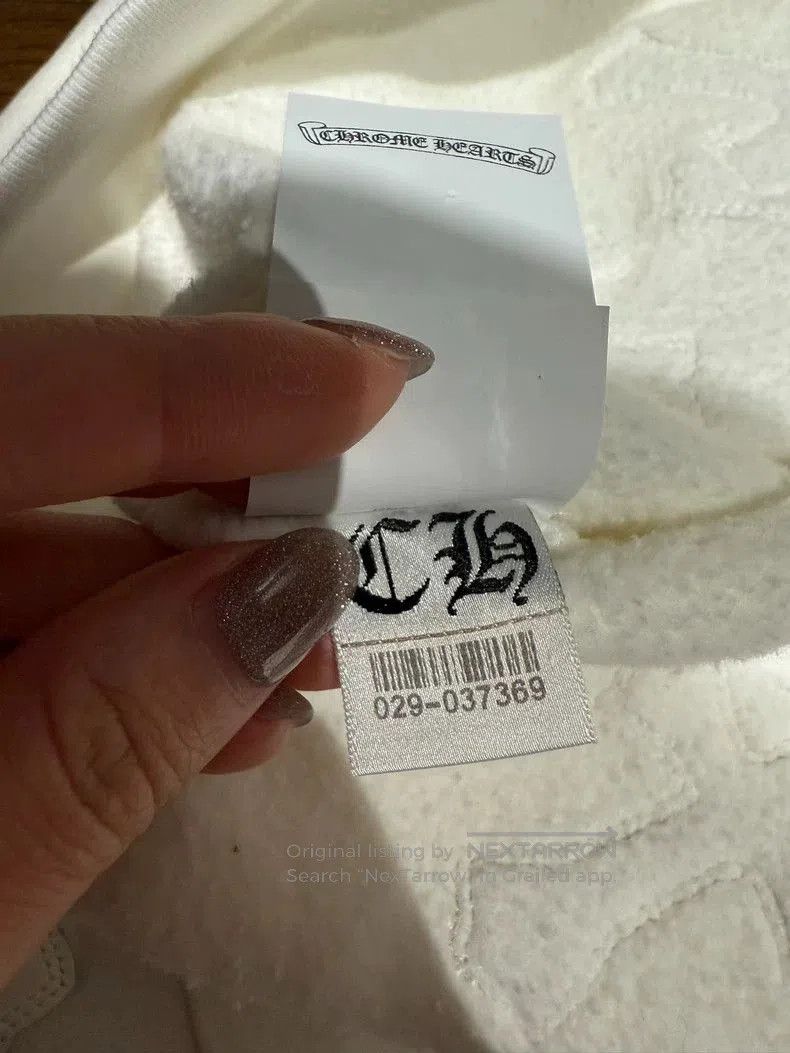 Chrome Hearts White Chrome Hearts Sweatshirt in Size S. Size US S / EU 44-46 / 1 - 4 Thumbnail