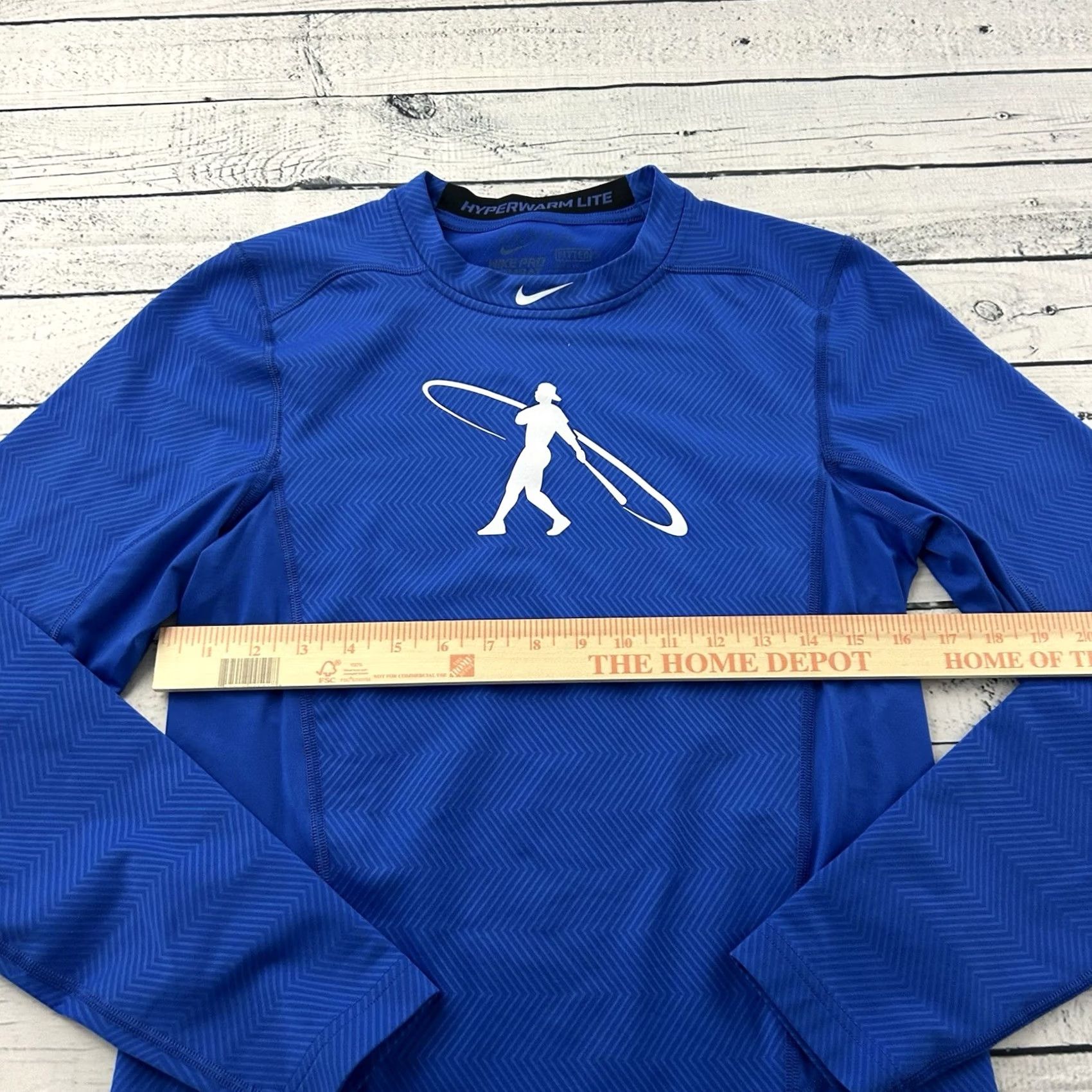 Nike Nike Pro Swingman Fitted Hyperwarm Lite Long Sleeve Shirt Men’s Small Blue Size US S / EU 44-46 / 1 - 5 Thumbnail