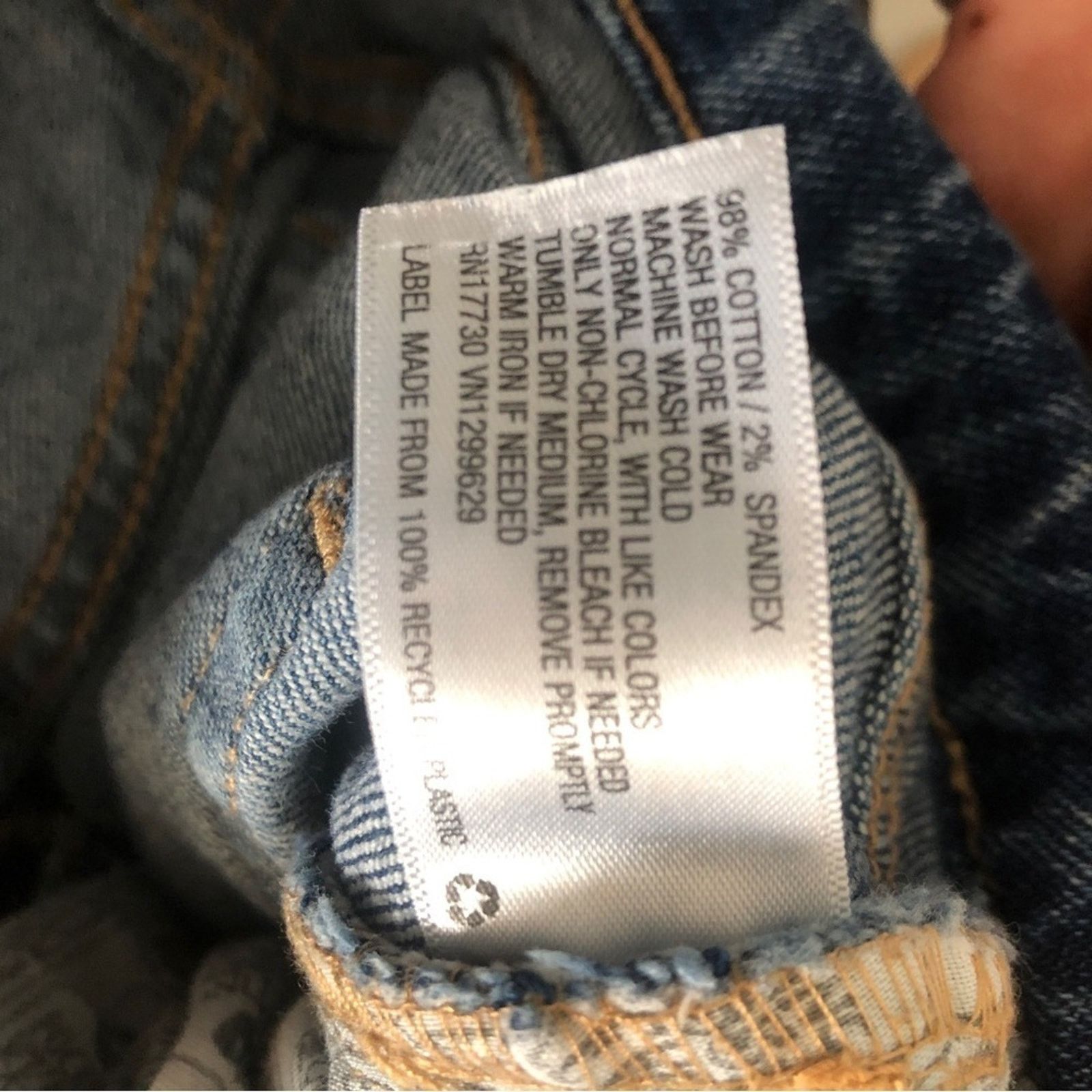 Other Target Wild Fable Blue Denim Straight Leg Pants Jeans Size 25" / US 0 / IT 36 - 7 Thumbnail