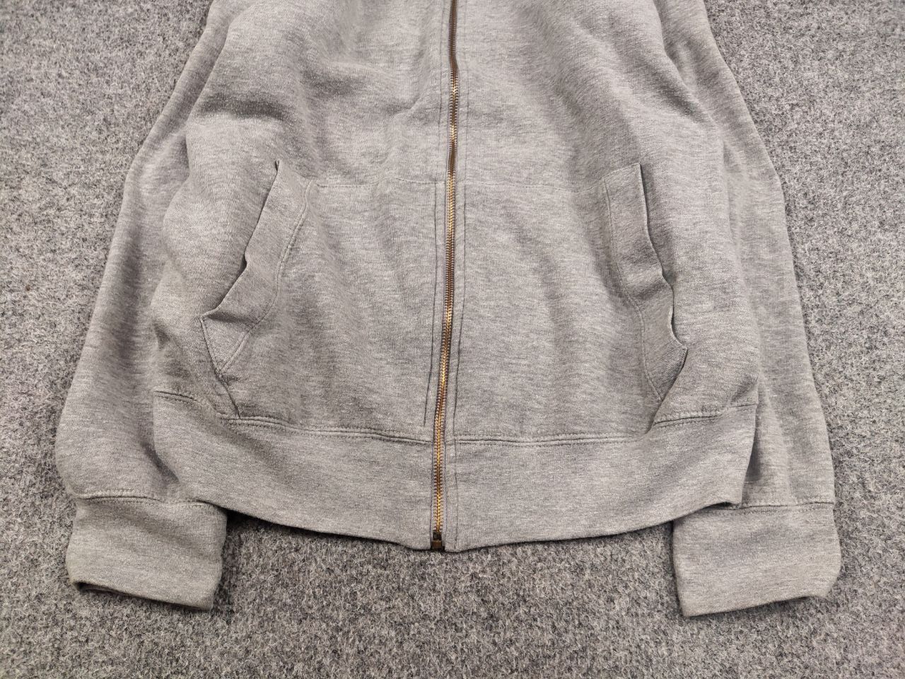 Polo Ralph Lauren Vintage 90's Polo Ralph Lauren Blank Zip Hoodie Usa style Size US XL / EU 56 / 4 - 9 Thumbnail