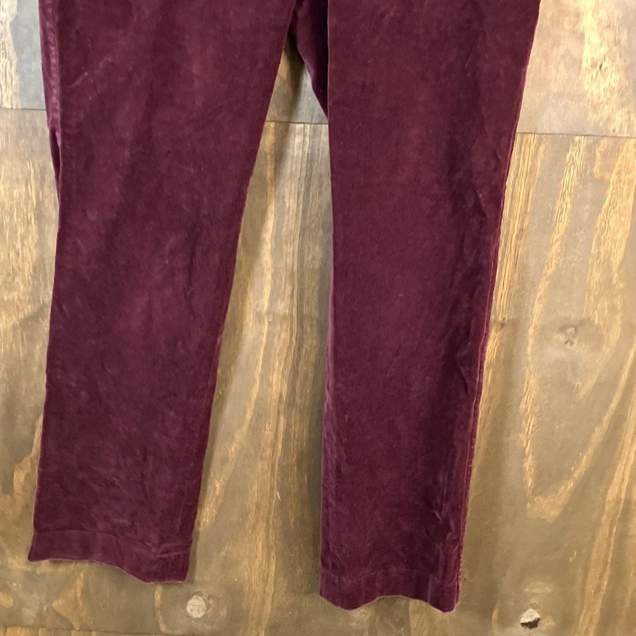 Ann Taylor **Womens Ann Taylor Red Velvet Pants High Rise Stretch 10** User: **Ann Taylor Womens Red Velvet Pants High Rise Stretch Size 10** Size 24" / US 00 / IT 34 - 3 Thumbnail