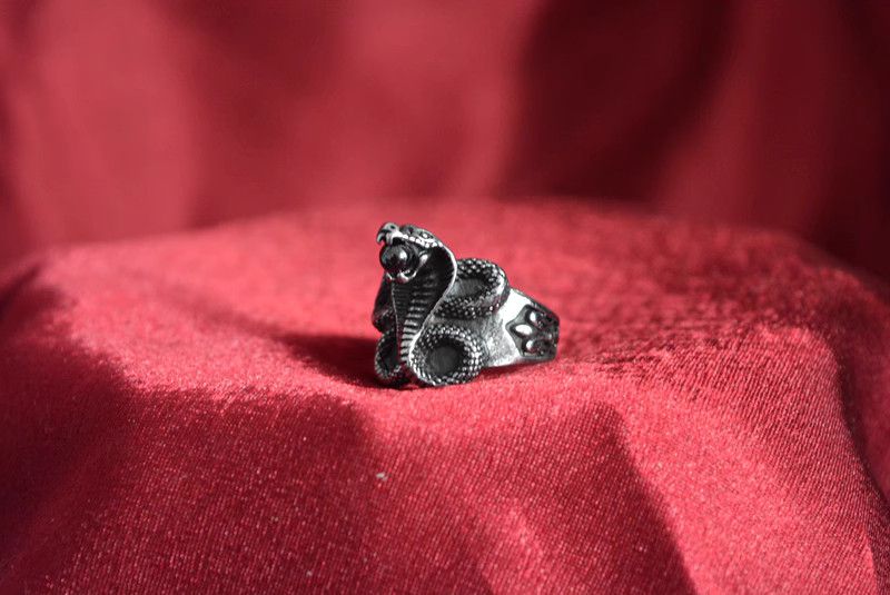 Jewelry Snake Future Jewelry Rings Open Size Chrome Ring (Size 7-13) Size ONE SIZE - 4 Thumbnail
