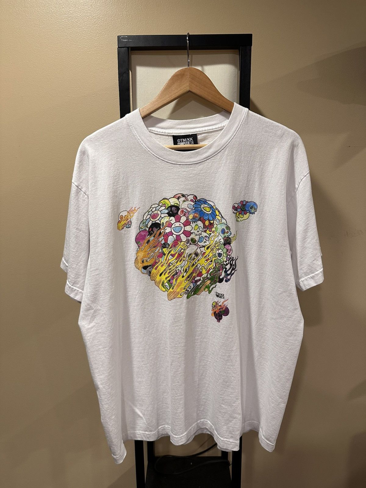 Complex × Takashi Murakami Takashi Murakami LB Complexcon Flaming Skulls & Flowers Tee Size US L / EU 52-54 / 3 - 1 Thumbnail