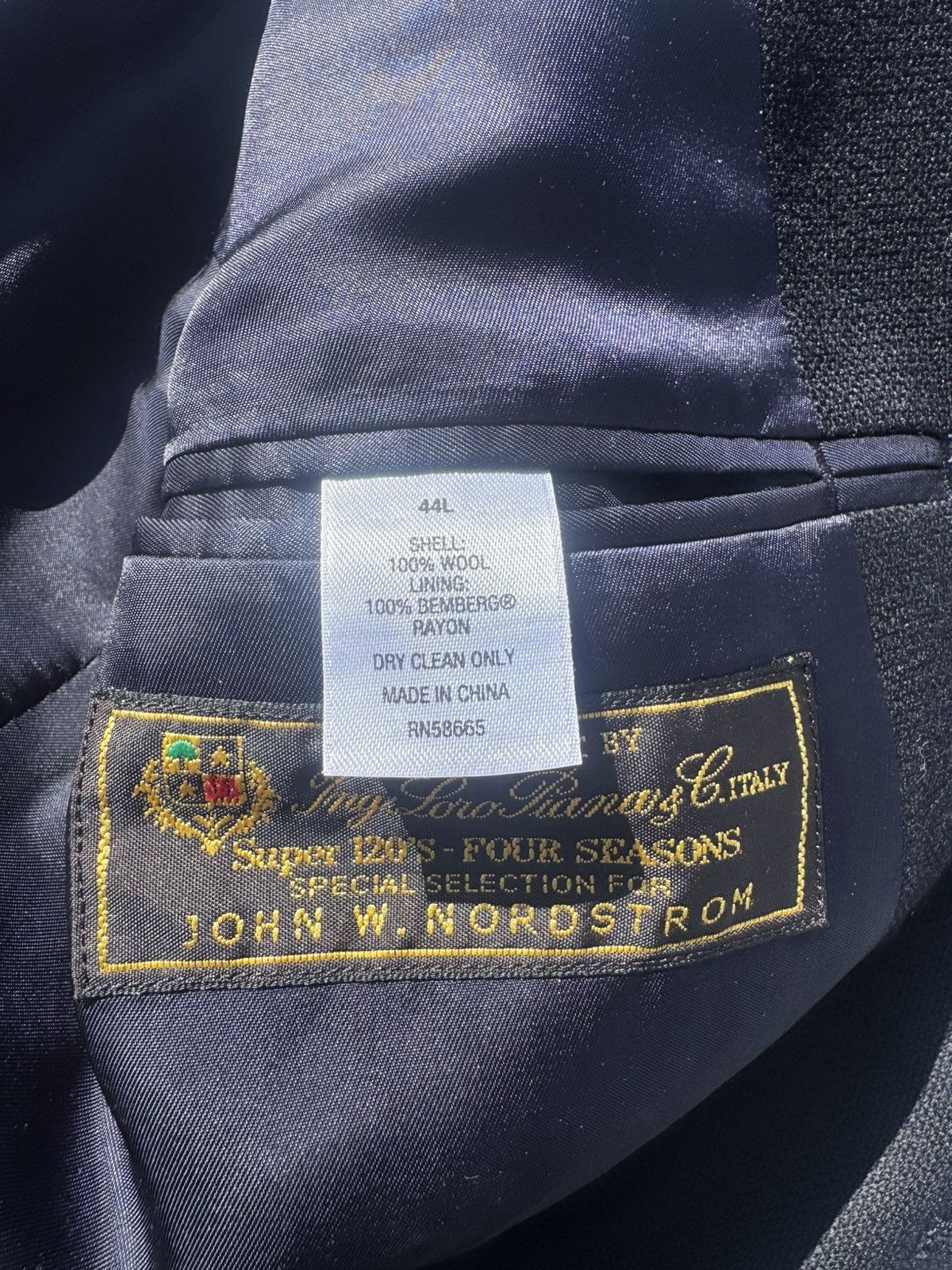 Loro Piana Loro Piana Super 120’s Four Seasons - 44R Suit Coat Size 44R - 4 Thumbnail