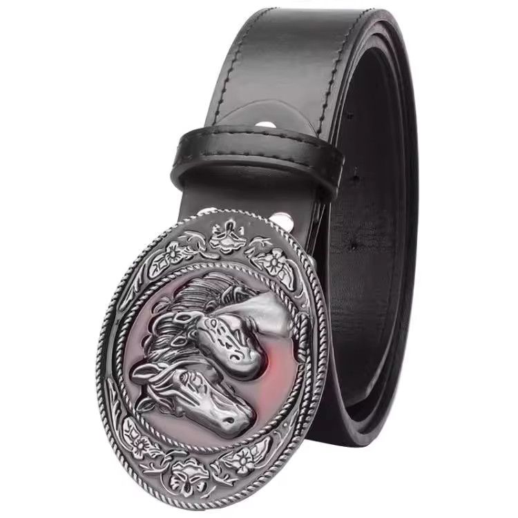 Designer Hip-hop Vintage Belt Riveted Belts Menswear Accessories Size ONE SIZE - 4 Thumbnail