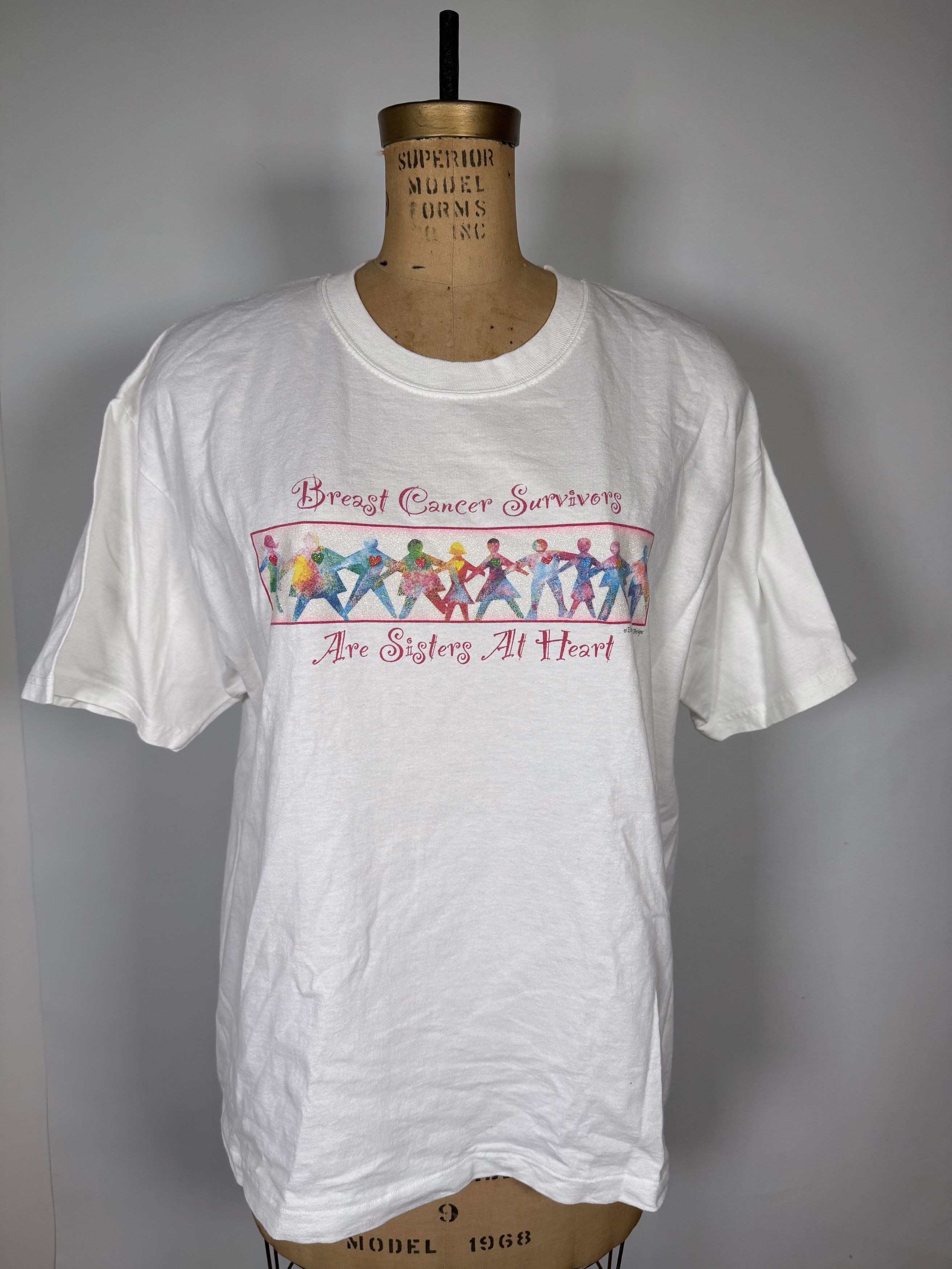 Vintage Vintage Breast Cancer T-Shirt Size M / US 6-8 / IT 42-44 - 1 Thumbnail