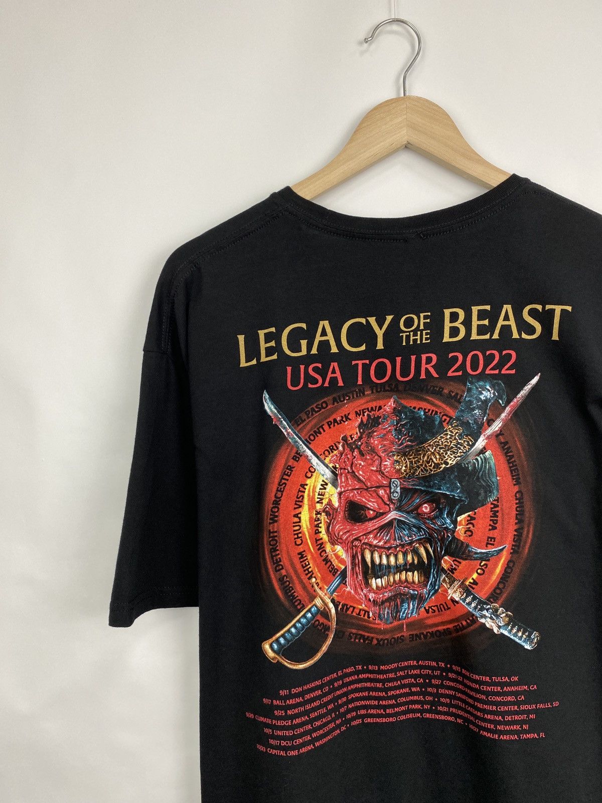 Iron Maiden 🇺🇸 ☠️ Vintage Y2K Iron Maiden Death Skull Skeleton Rare Retro Size US XXL / EU 58 / 5 - 2 Thumbnail