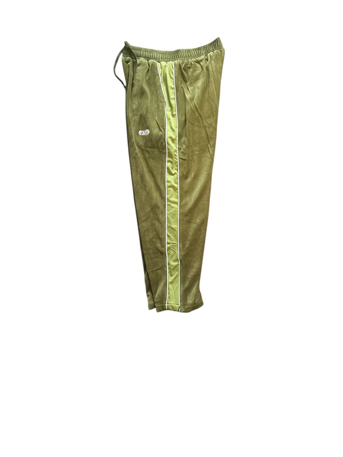 Clints Clint’s inc, Green and like velour joggers (L) Size US 32 / EU 48 - 3 Thumbnail