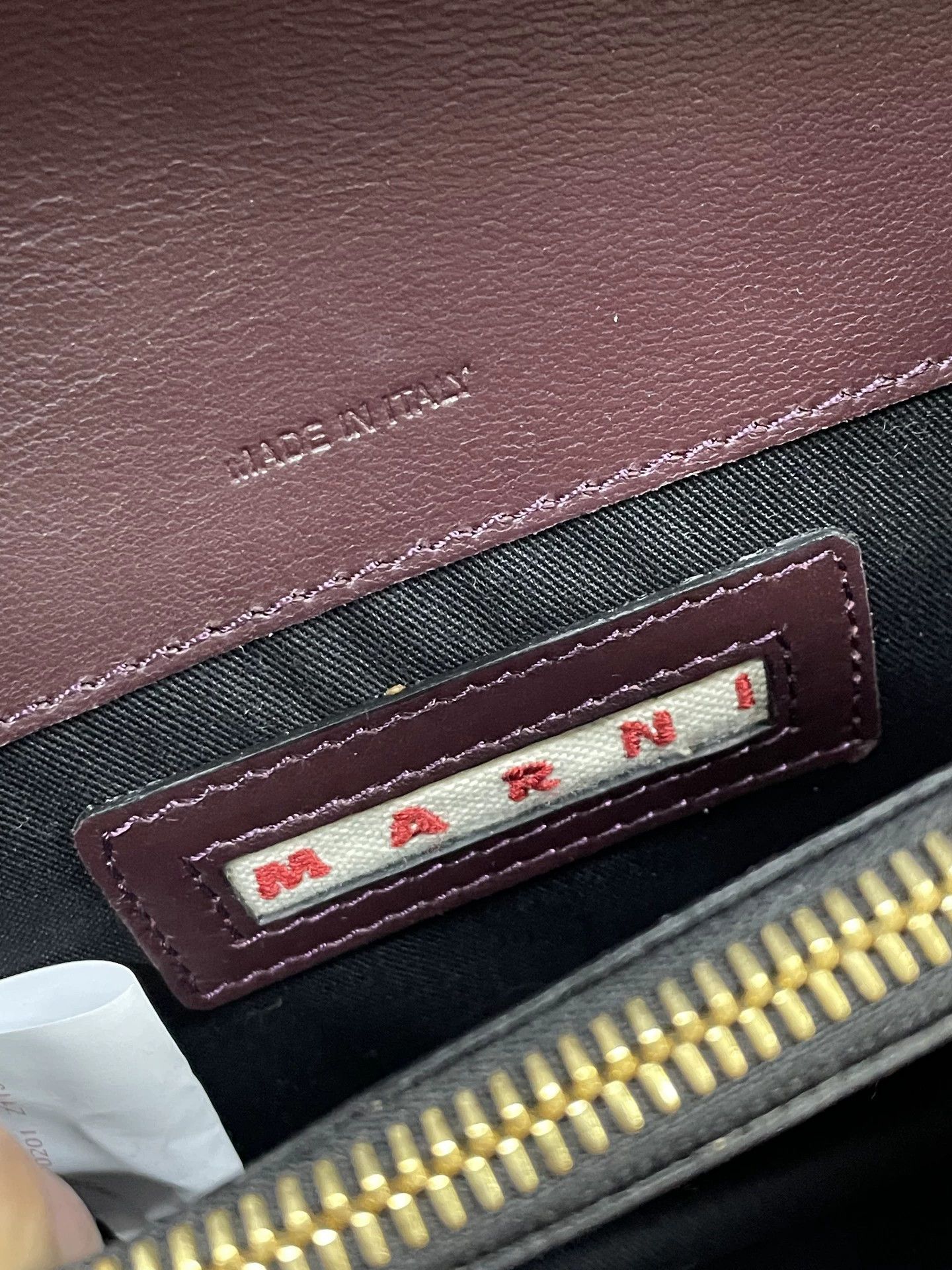 Marni Marni Faux Fur Paneled Pleated Shoulder & Crossbody Bag Size ONE SIZE - 7 Thumbnail