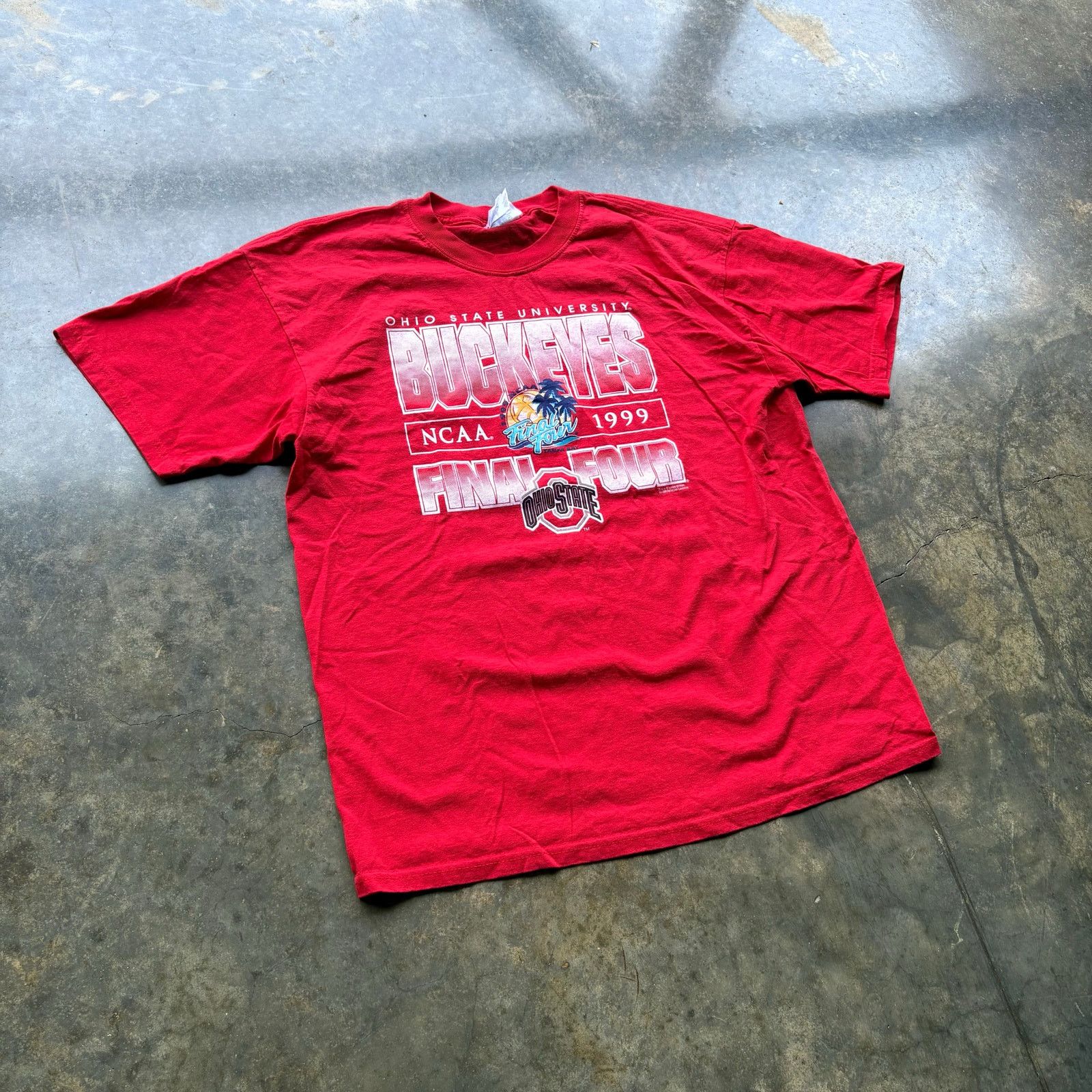 NCAA Vintage 1999 Ohio State Buckeyes Final Four T-shirt Size US XL / EU 56 / 4 - 2 Thumbnail