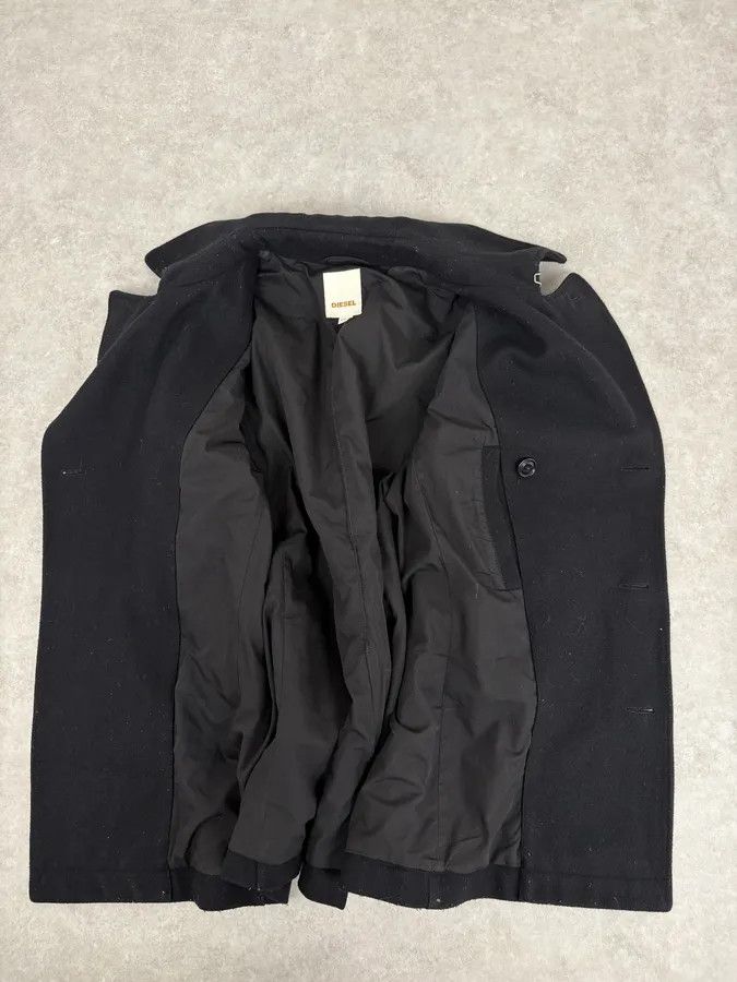 Diesel 2000s Diesel Black Caban Buttoned Jacket Size US M / EU 48-50 / 2 - 9 Thumbnail