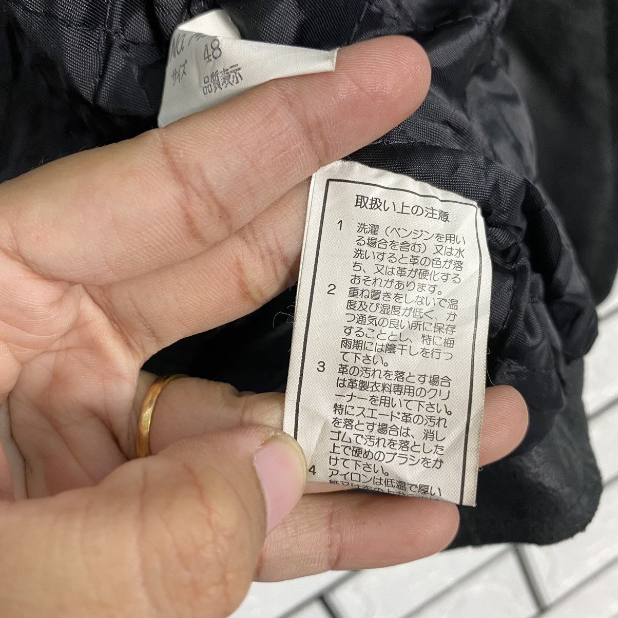 Japanese Brand 🔥VINTAGE VEST LEATHER BIKER MONSIUER NICOLE ISSEY MIYAKE Size US M / EU 48-50 / 2 - 20 Thumbnail