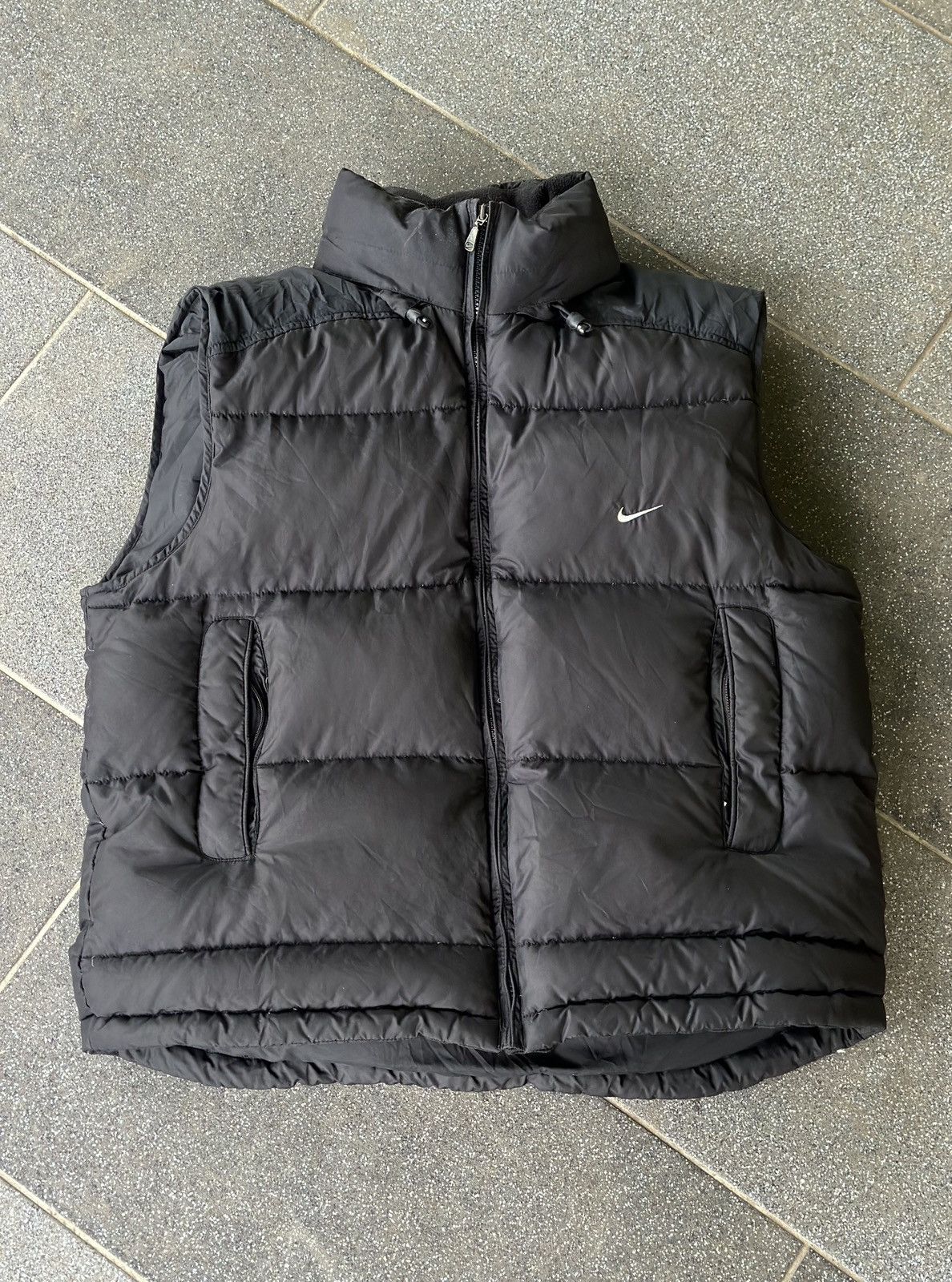 Vintage Nike Puffer Vest Drill L Size Hype