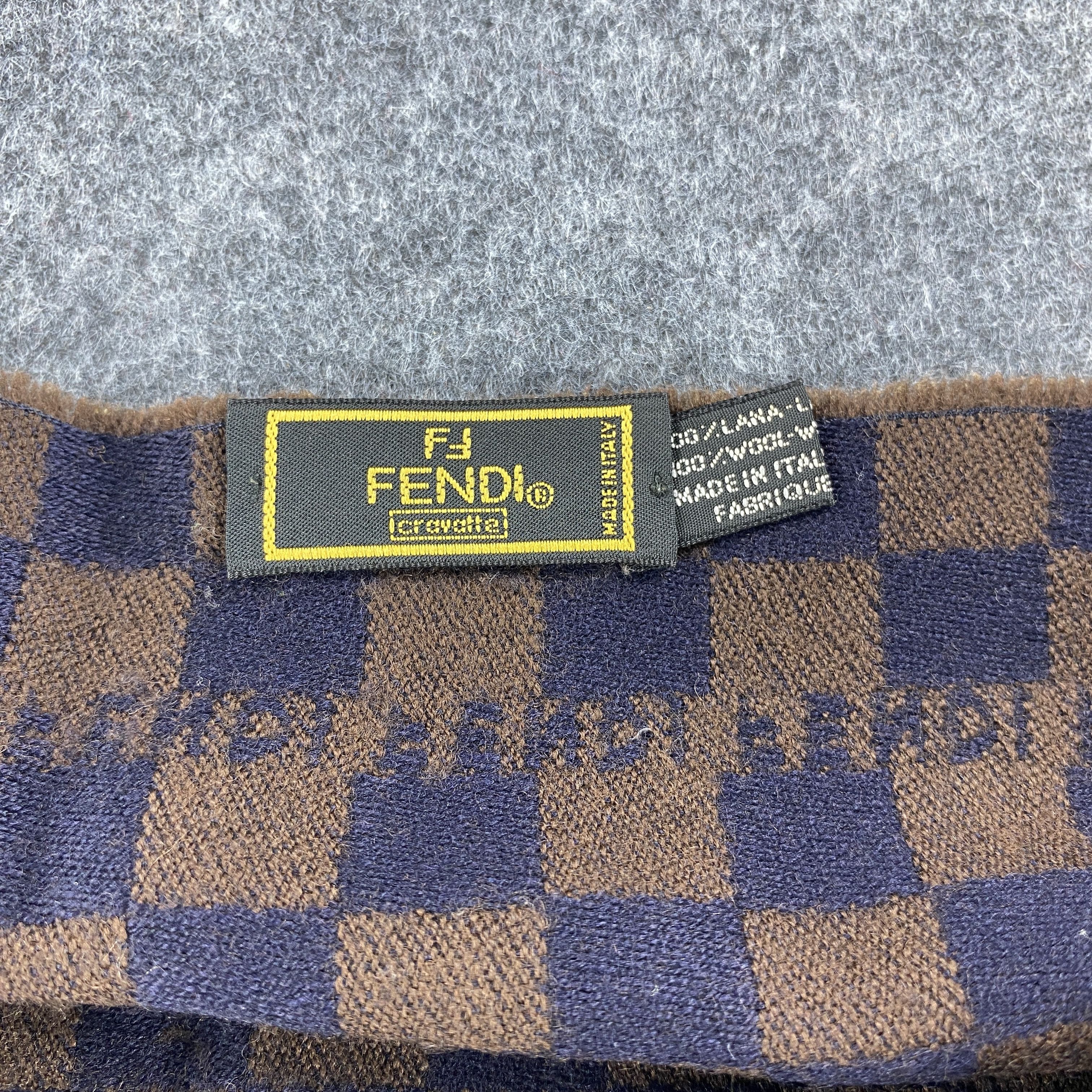 Fendi × Vintage FENDI Scarf # Muffler # Neckwear # D495 Size ONE SIZE - 2 Thumbnail