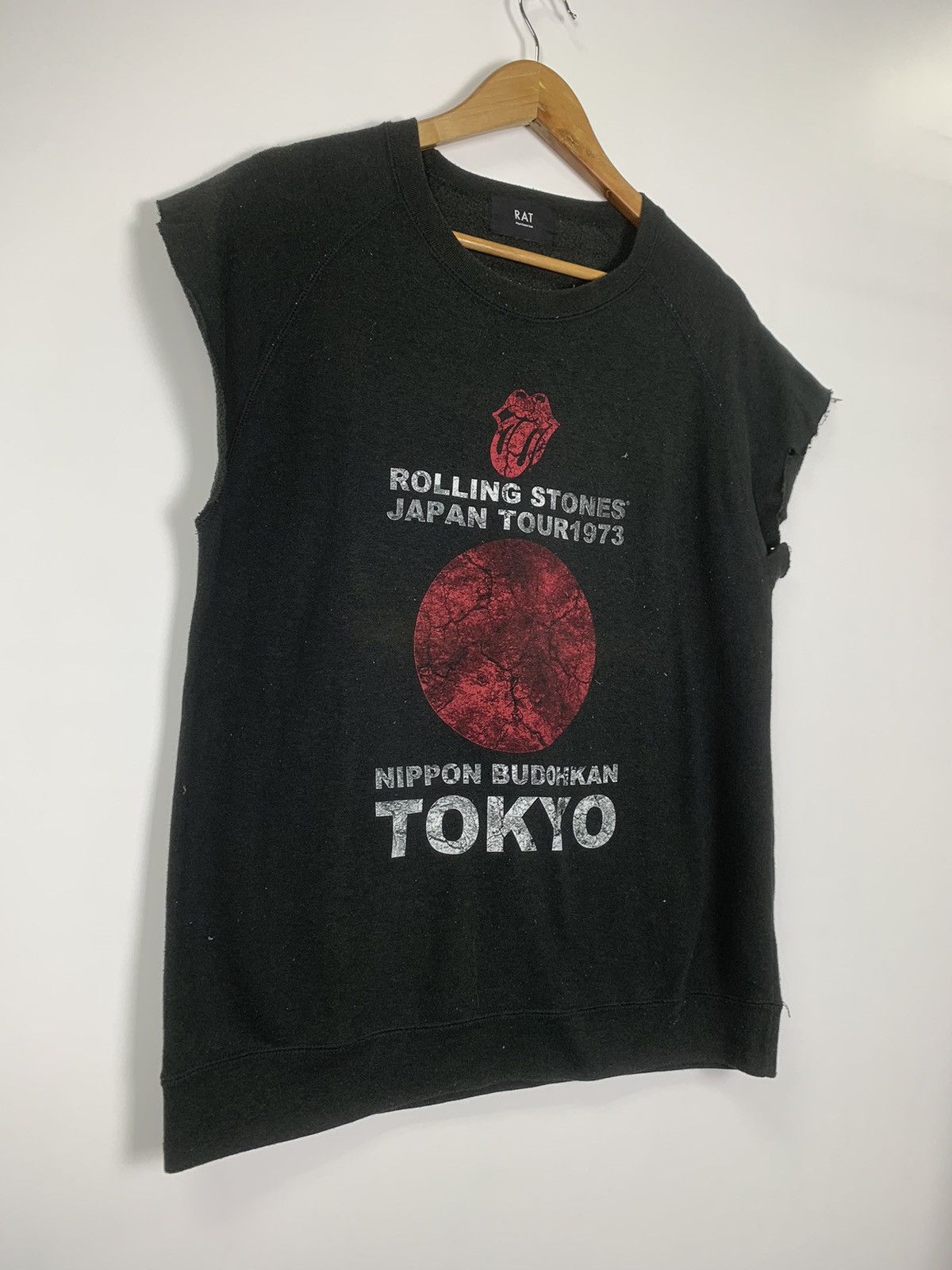 Band Tees × The Rolling Stones × Vintage Vintage Rolling Stones Sleeve Less shirt Size US M / EU 48-50 / 2 - 3 Thumbnail
