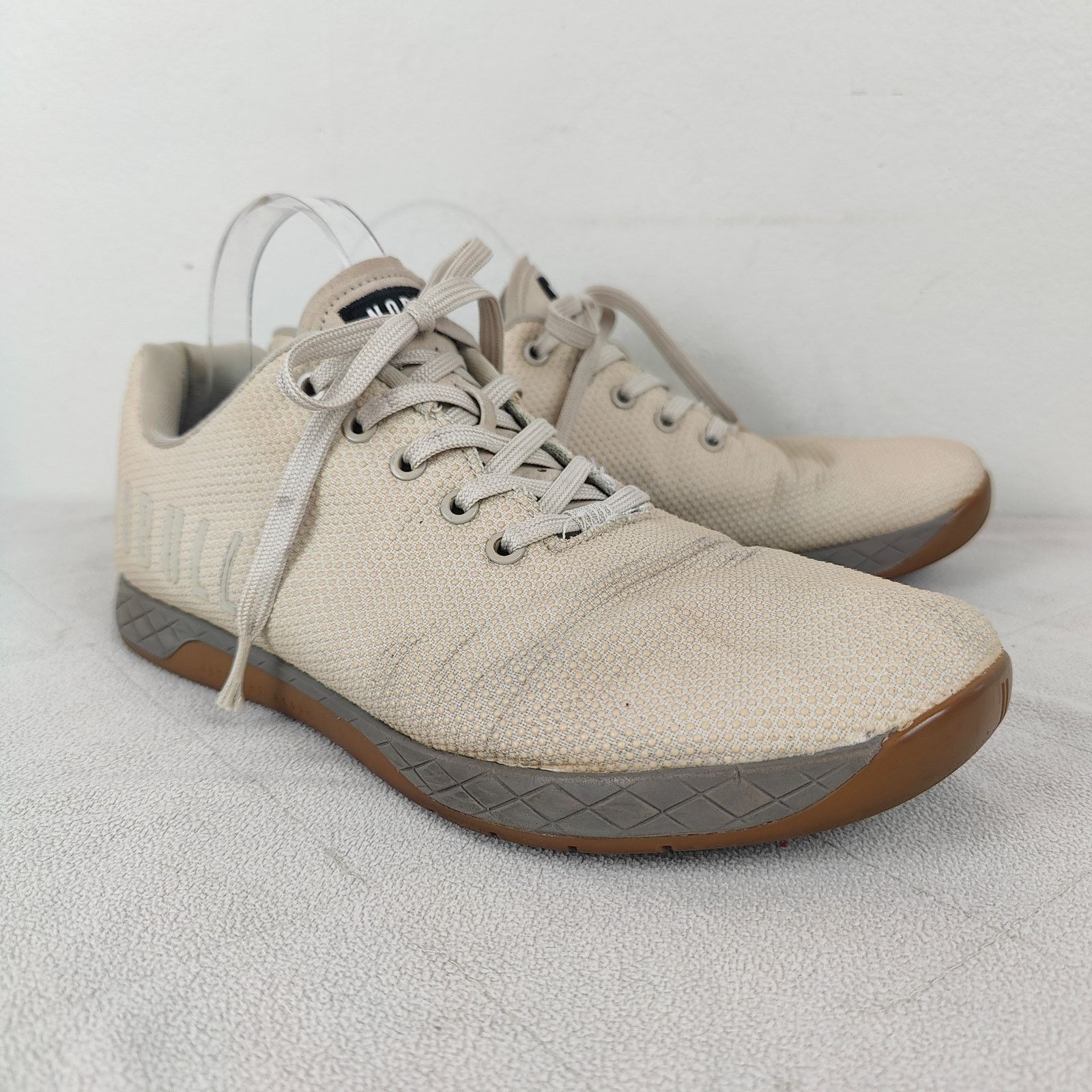 Other NoBull Super Fabric Trainer Sneakers Mens 11.5 Beige Lace Up Size US 11.5 / EU 44-45 - 2 Thumbnail
