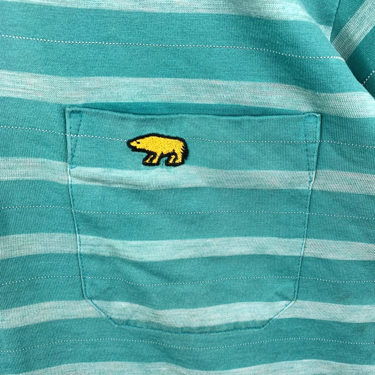Vintage Vintage 90’ JACK NICKLAUS GOLF Golden Bear Striped Polo Tee Size US L / EU 52-54 / 3 - 3 Thumbnail