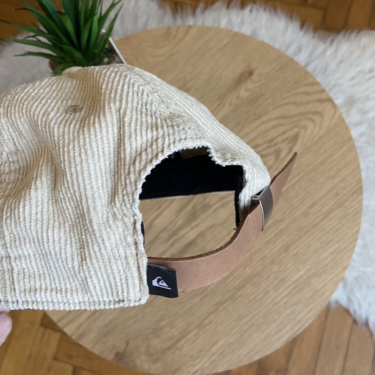 Quiksilver 📌 Quiksilver Corduroy Embroided Logo Cap Size ONE SIZE - 7 Thumbnail